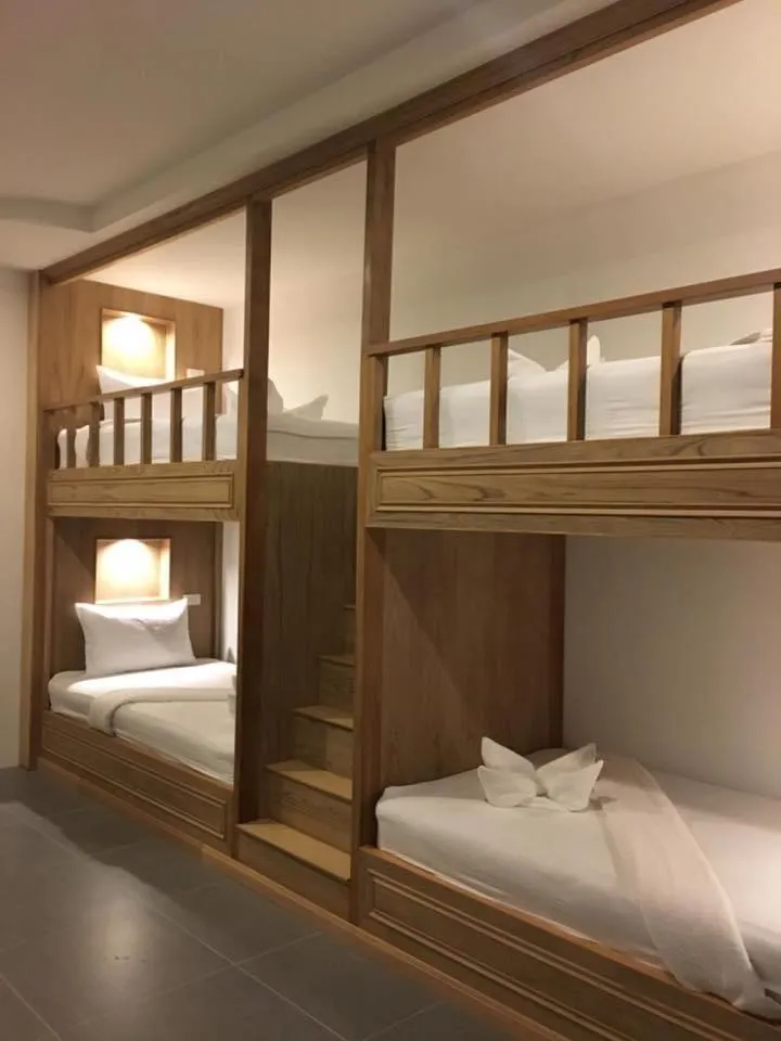 Bed in Mac's Bay Resort