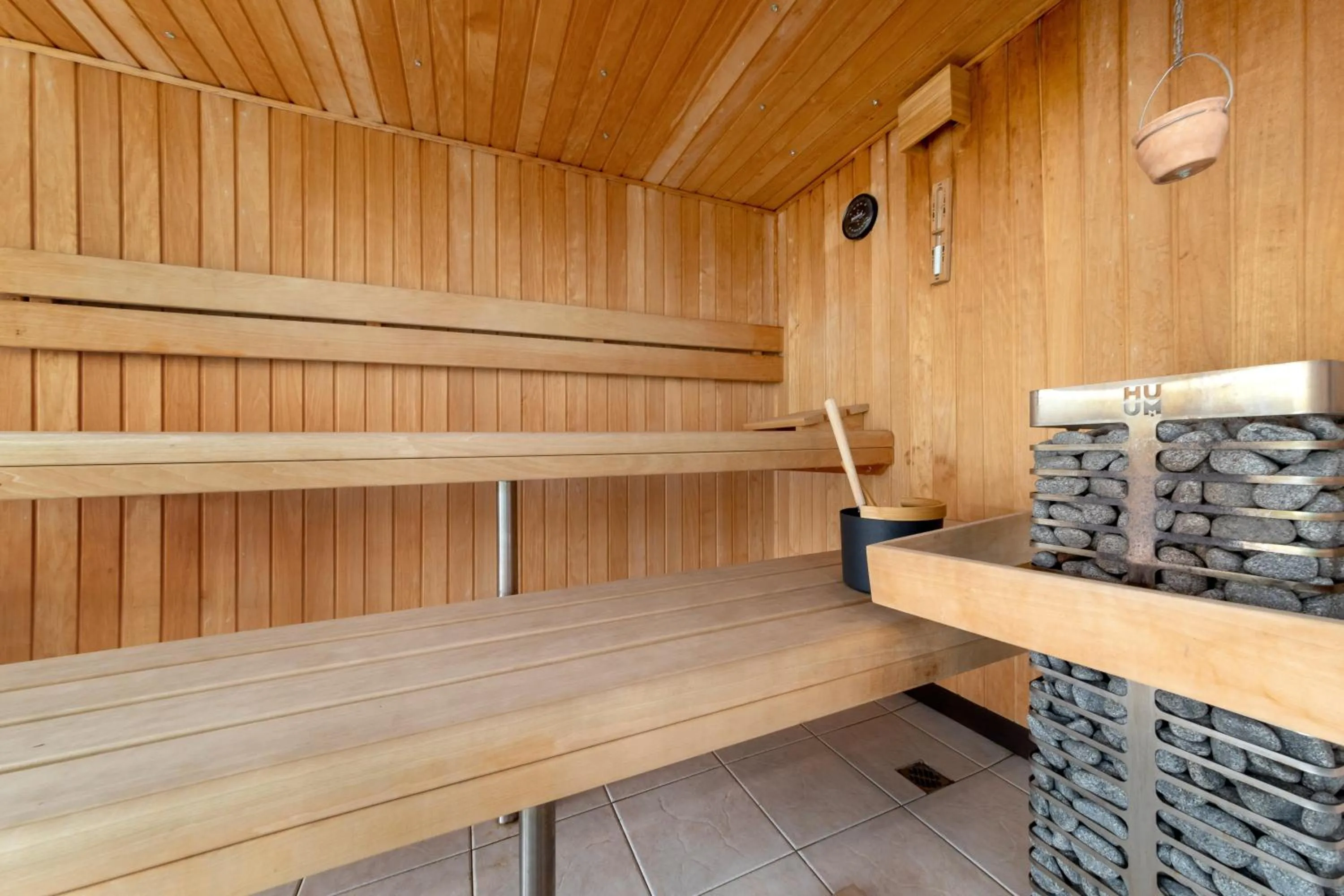 Sauna in Butenas Hotel Tyla