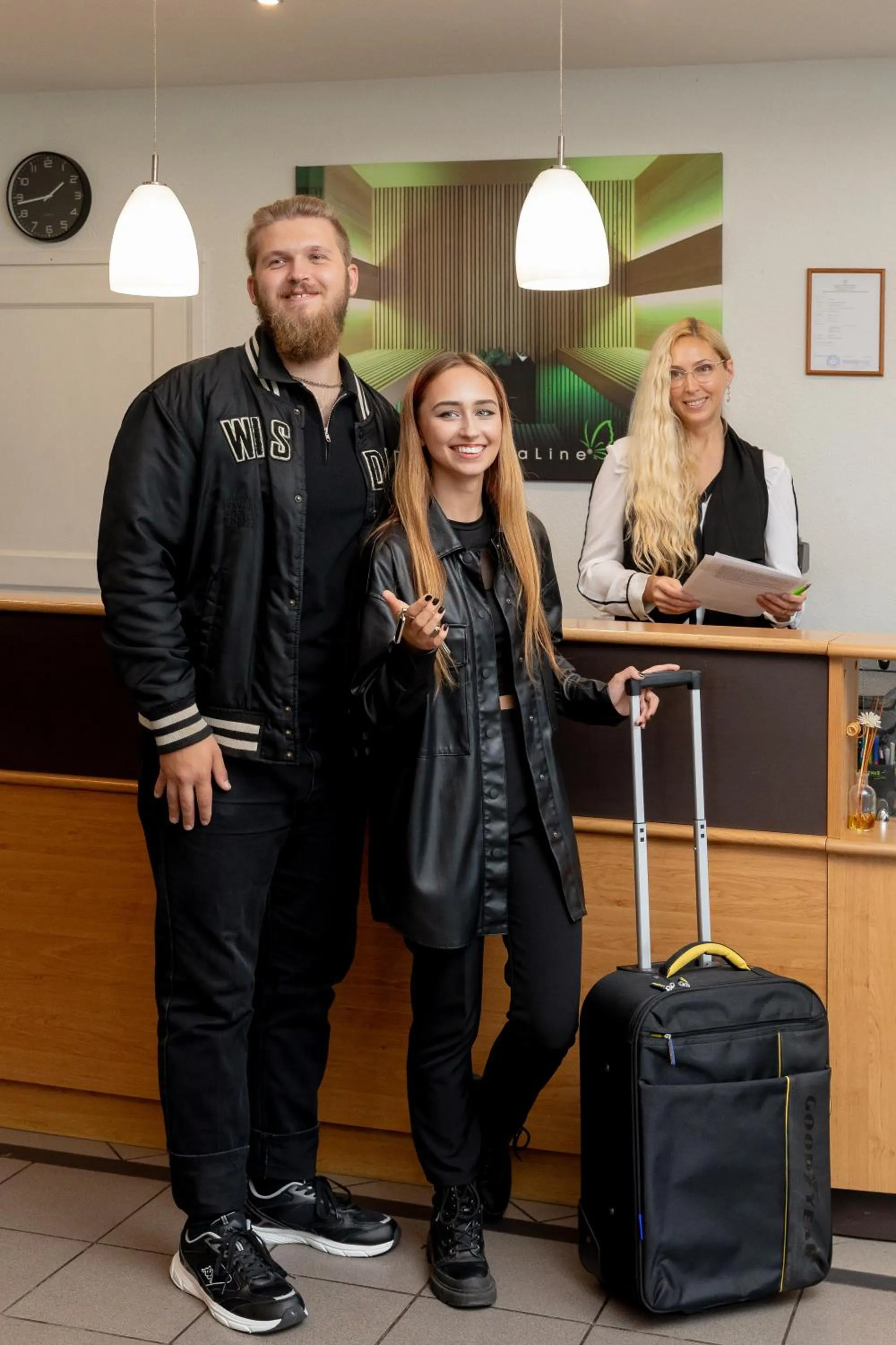 Lobby or reception in Butenas Hotel Tyla