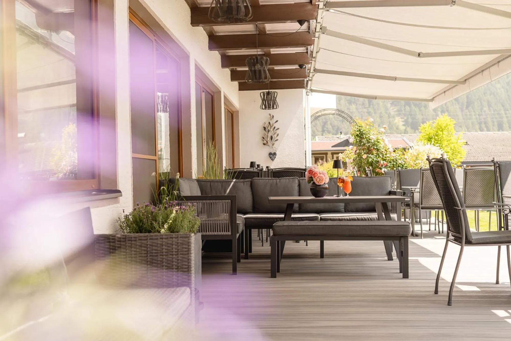 Balcony/Terrace in Hotel Alphof Stubaital