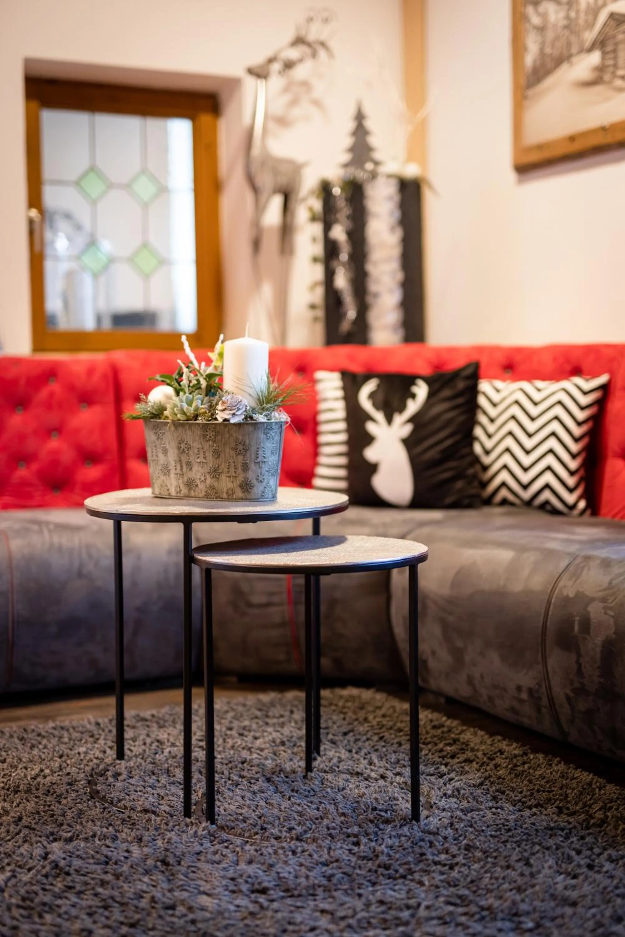 Lobby or reception in Hotel Alphof Stubaital