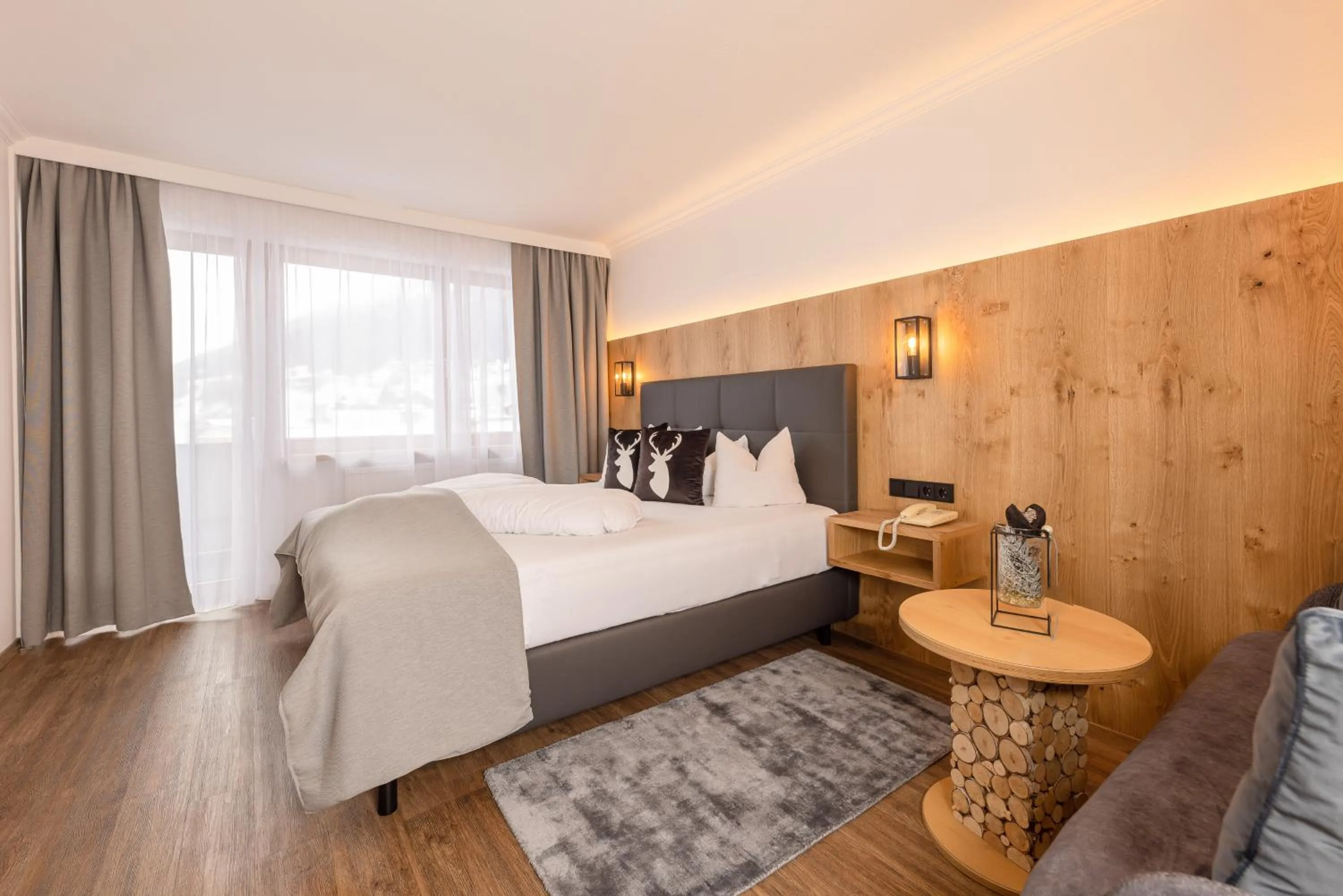 Bed in Hotel Alphof Stubaital