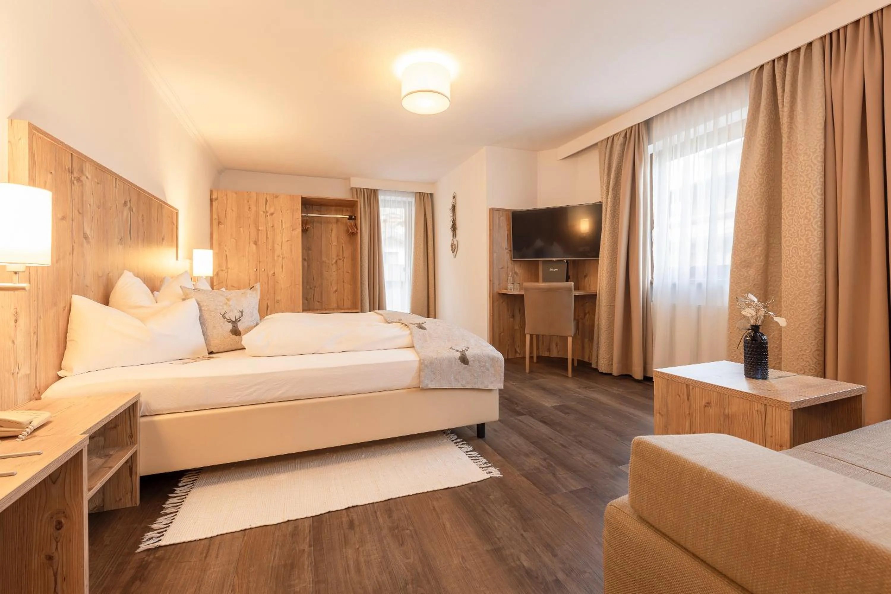 Bed in Hotel Alphof Stubaital