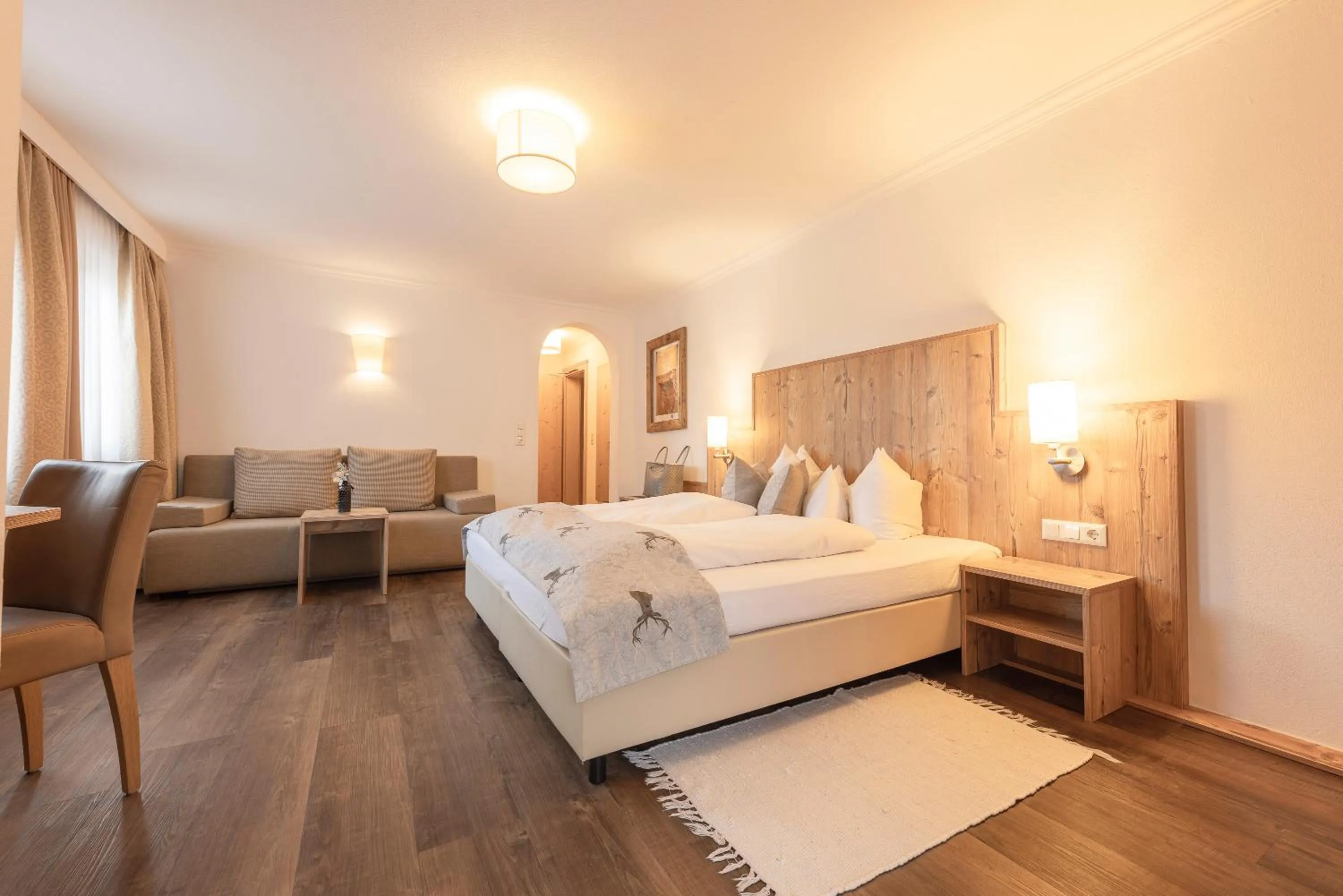 Bed in Hotel Alphof Stubaital