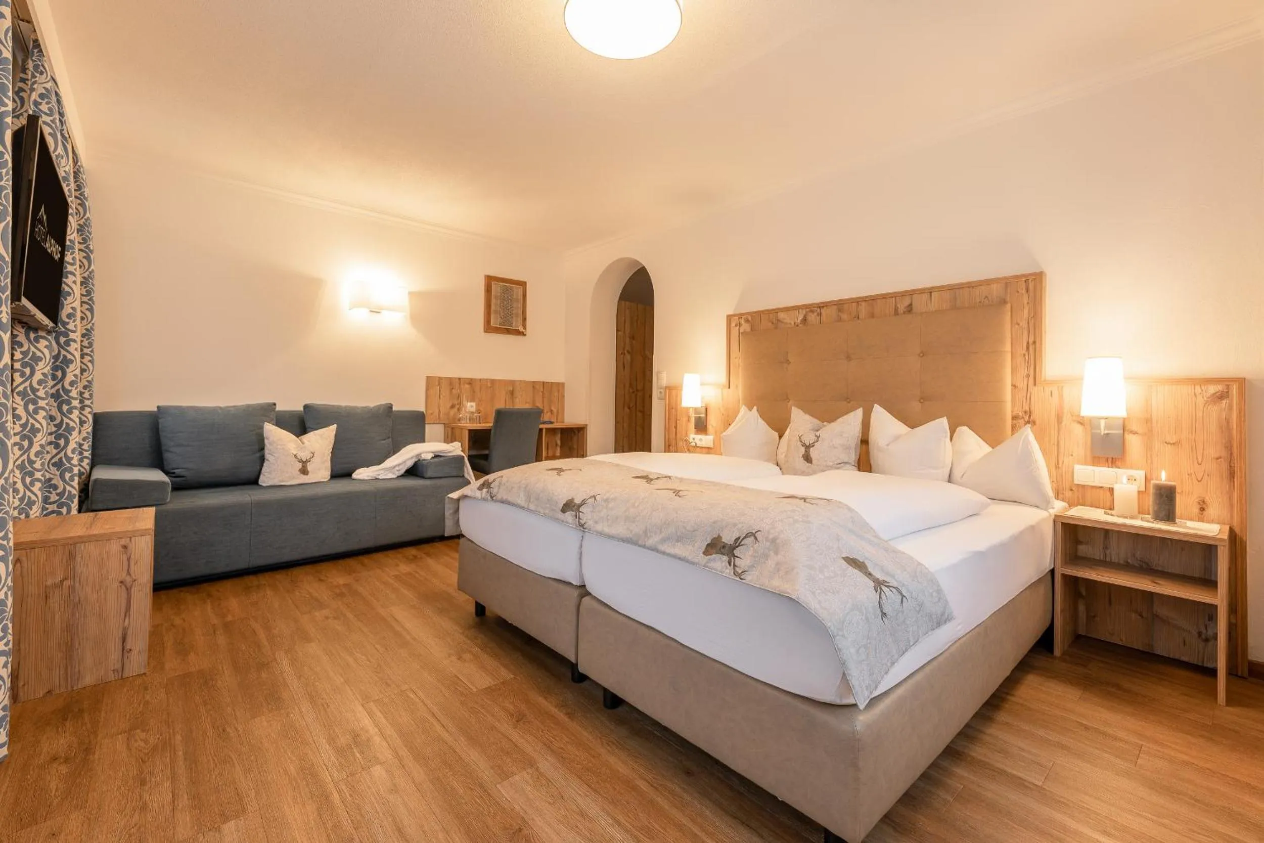 Bed in Hotel Alphof Stubaital