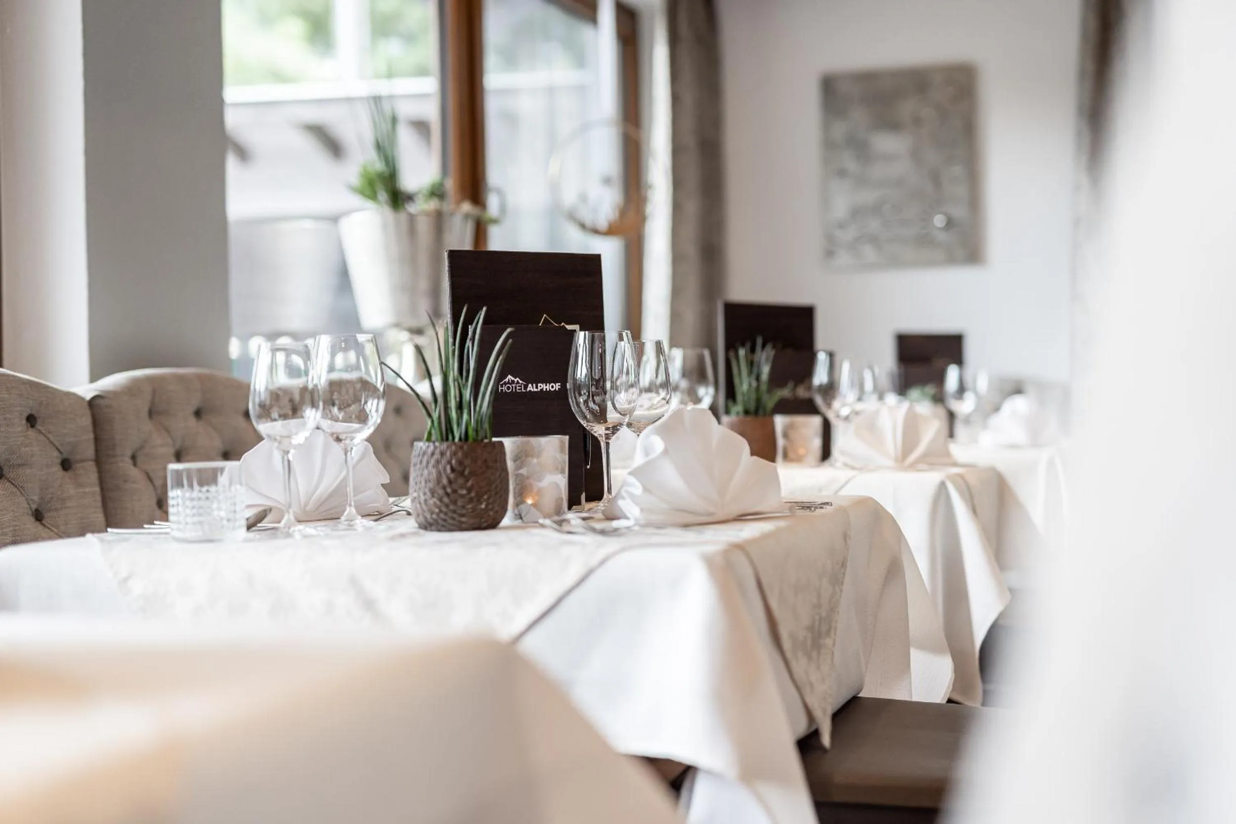 Food and drinks in Hotel Alphof Stubaital