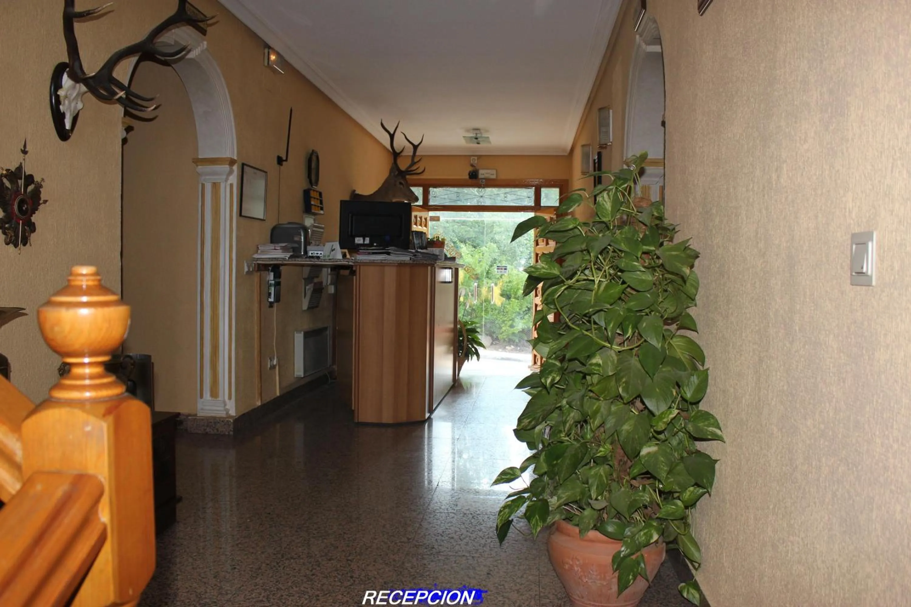 Lobby or reception in Hotel Las Nieves