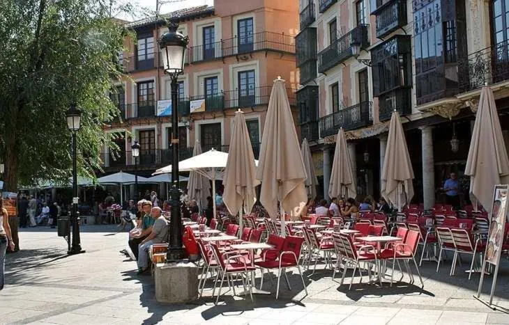 Patio in Hotel Las Nieves