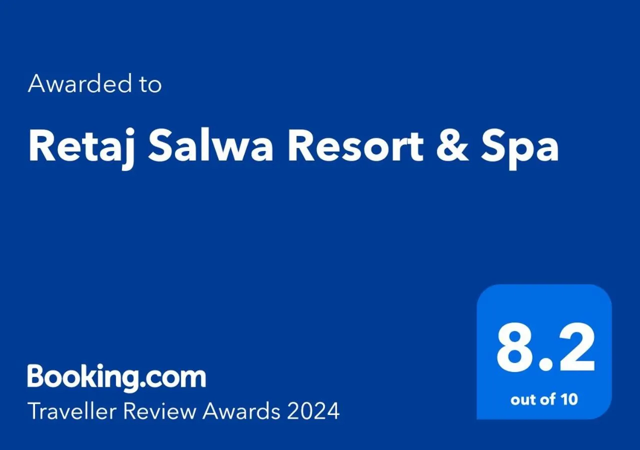 Certificate/Award in Retaj Salwa Resort & Spa