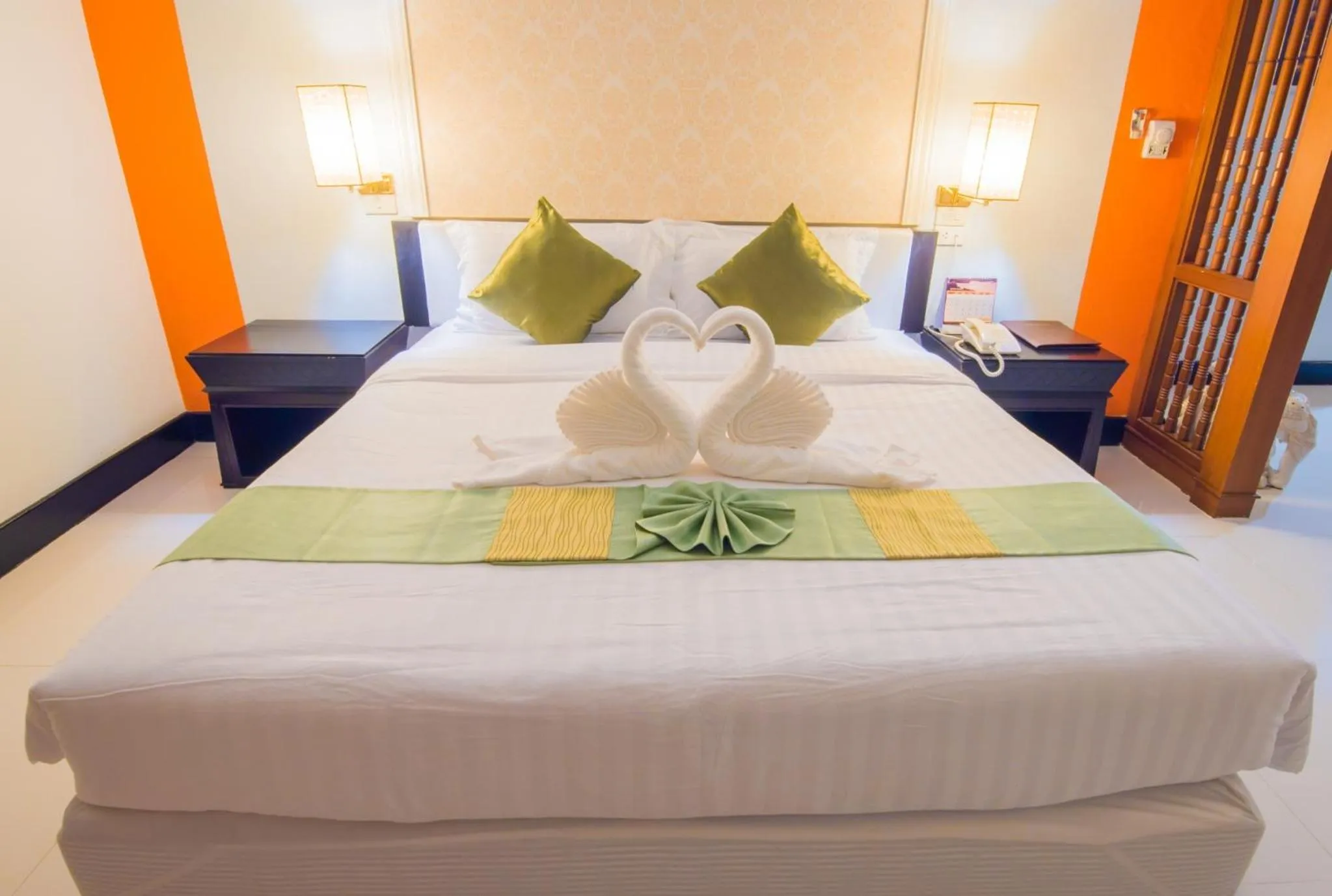 Bedroom, Bed in Asawann Hotel Nongkhai