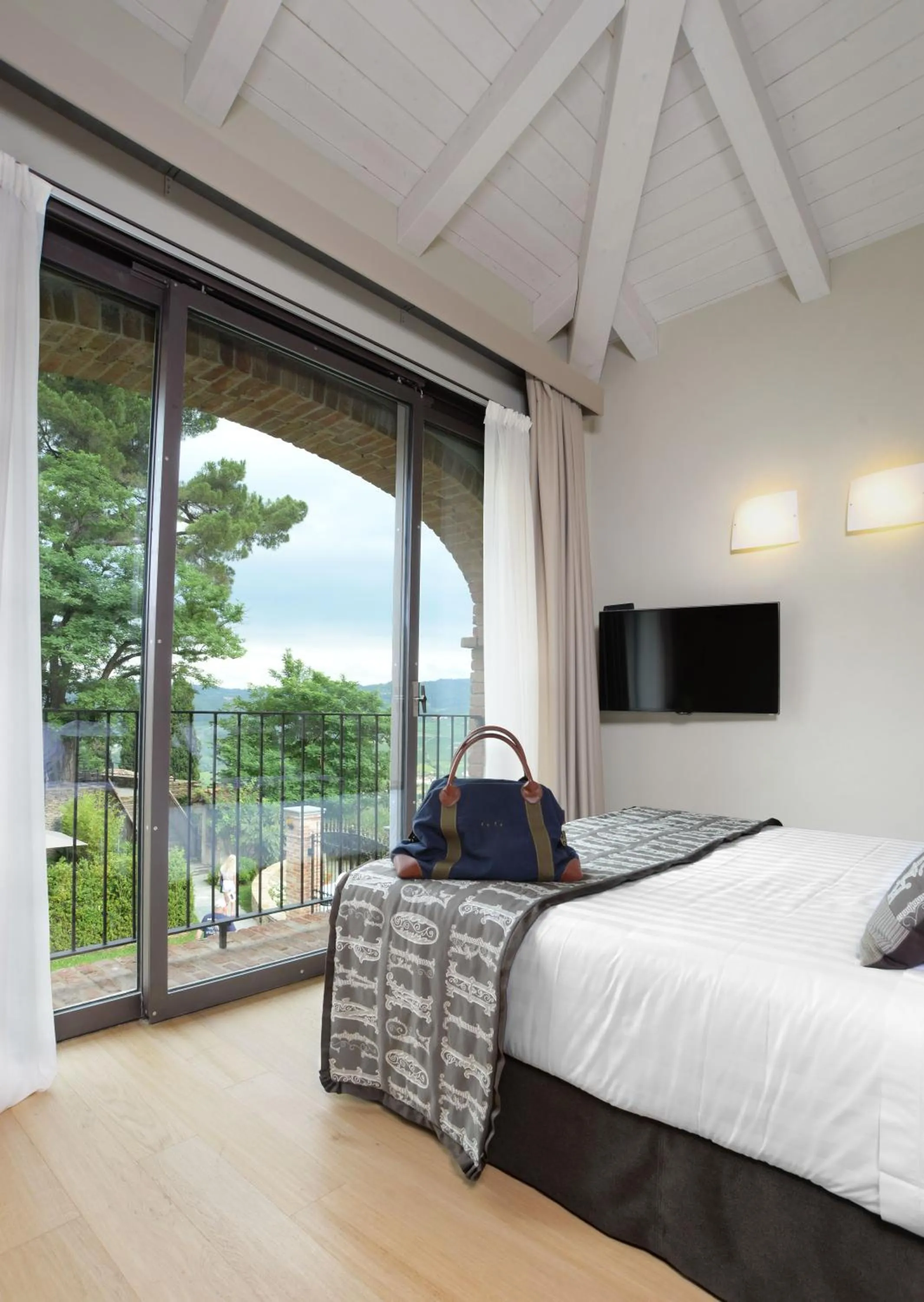 Natural landscape, Bed in Relais San Maurizio