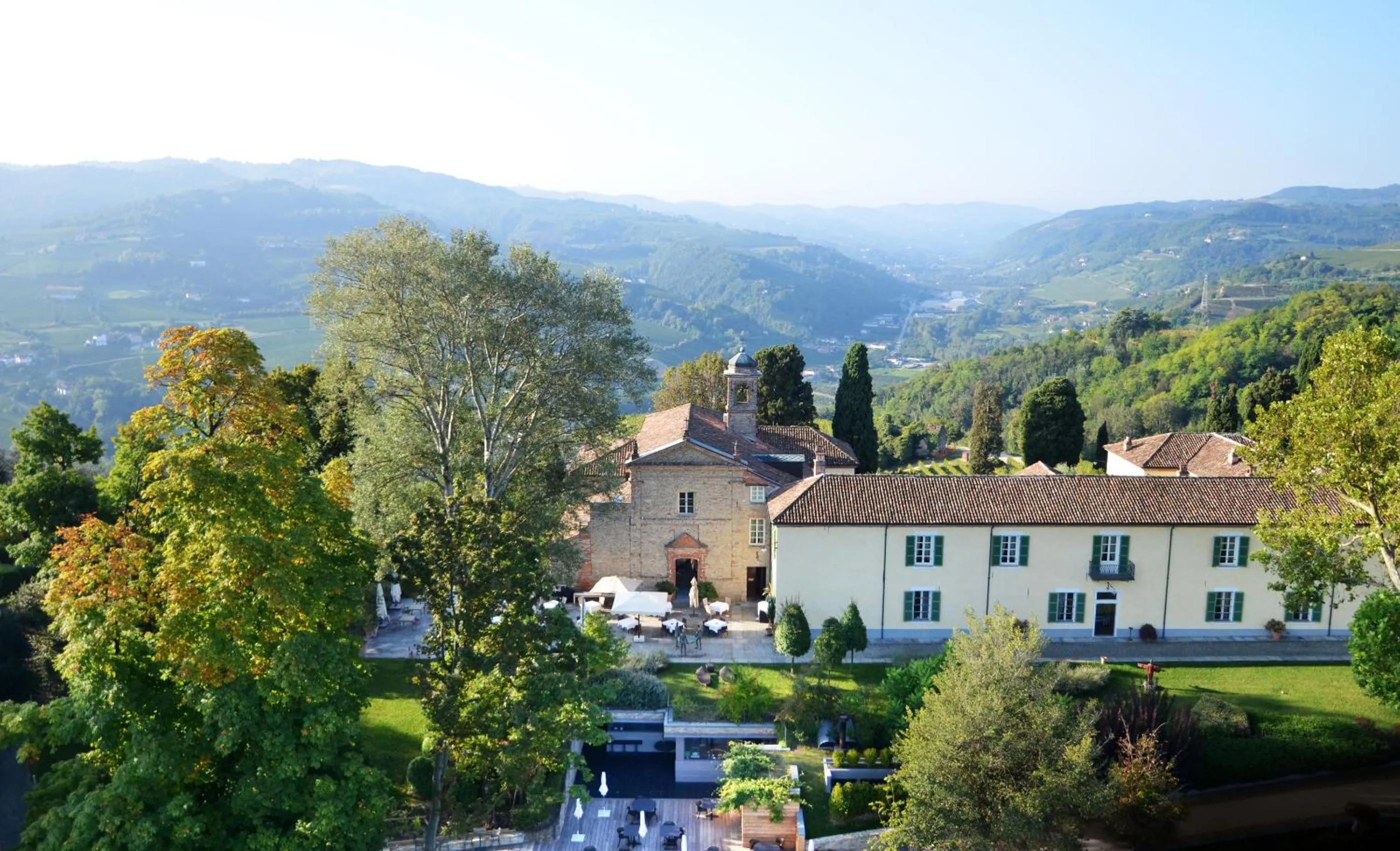 Bird's eye view in Relais San Maurizio