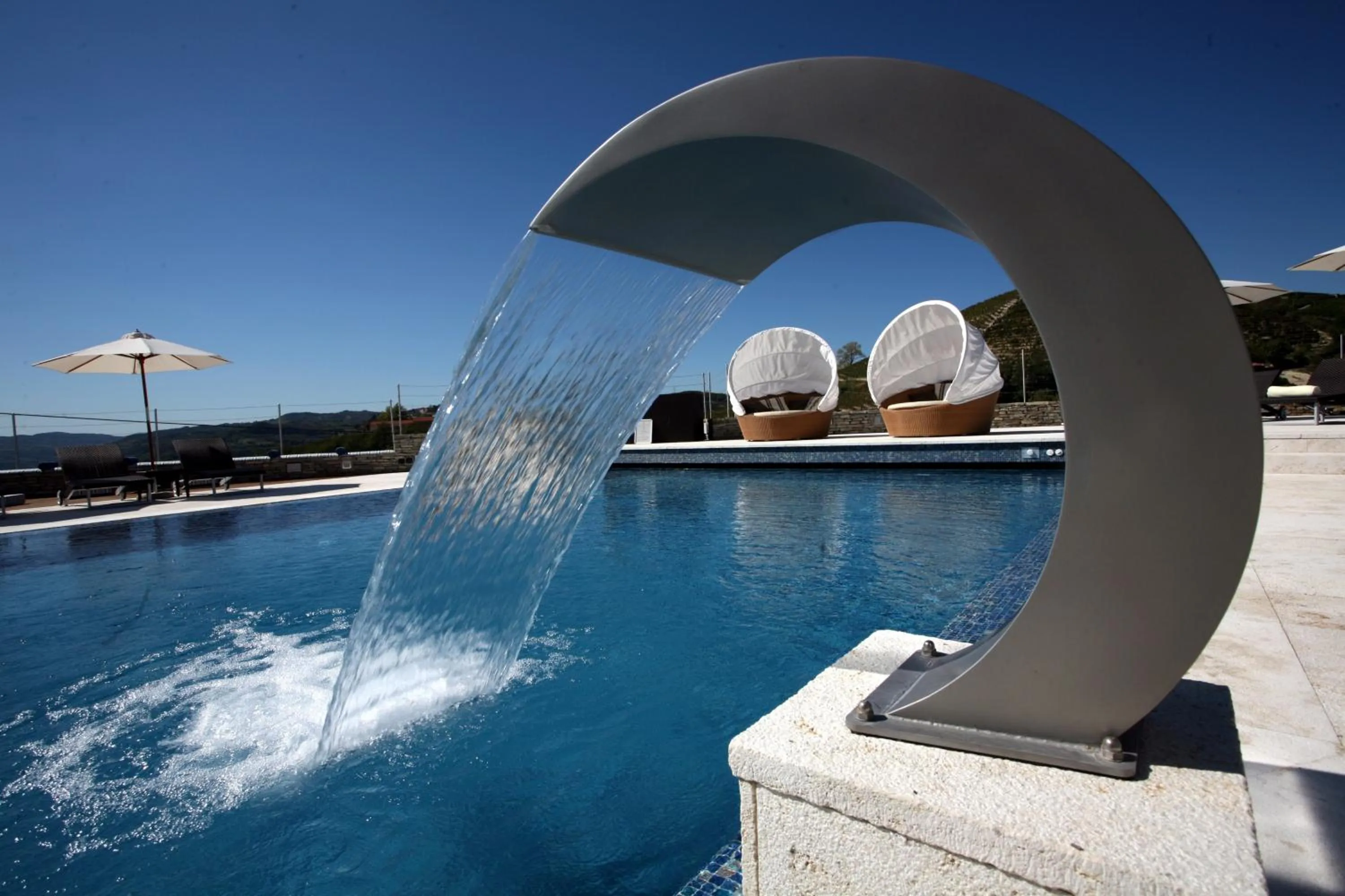 Pool view in Relais San Maurizio