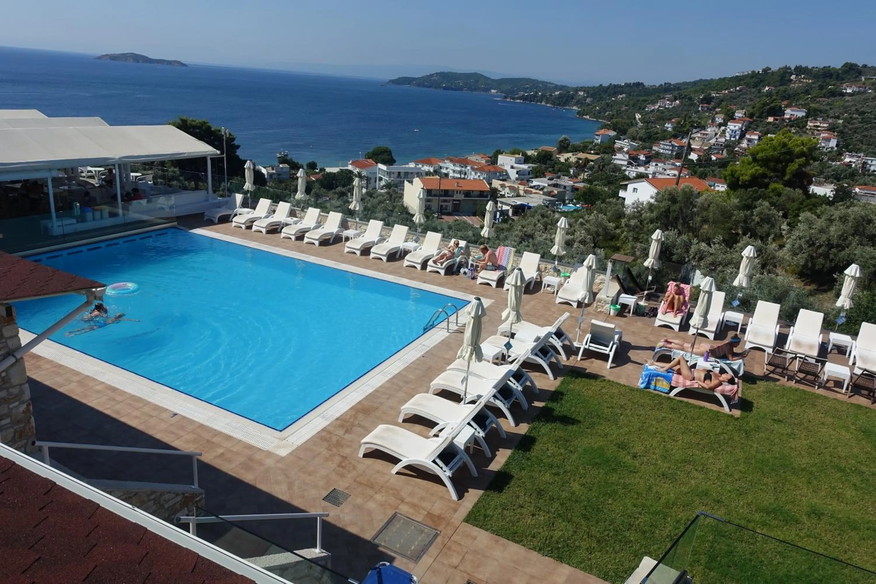 Bird's eye view in Hotel Rene