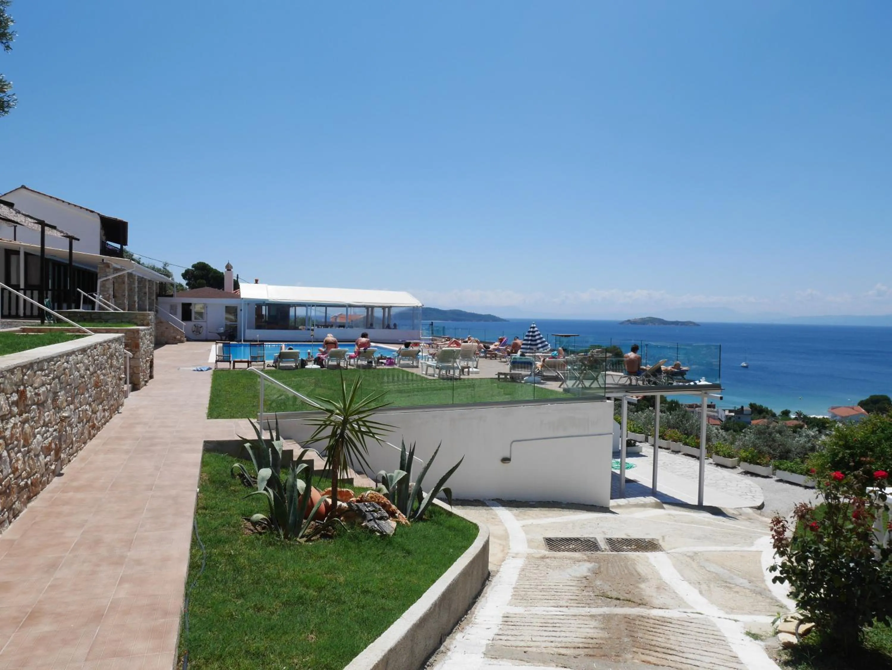 Garden in Hotel Rene