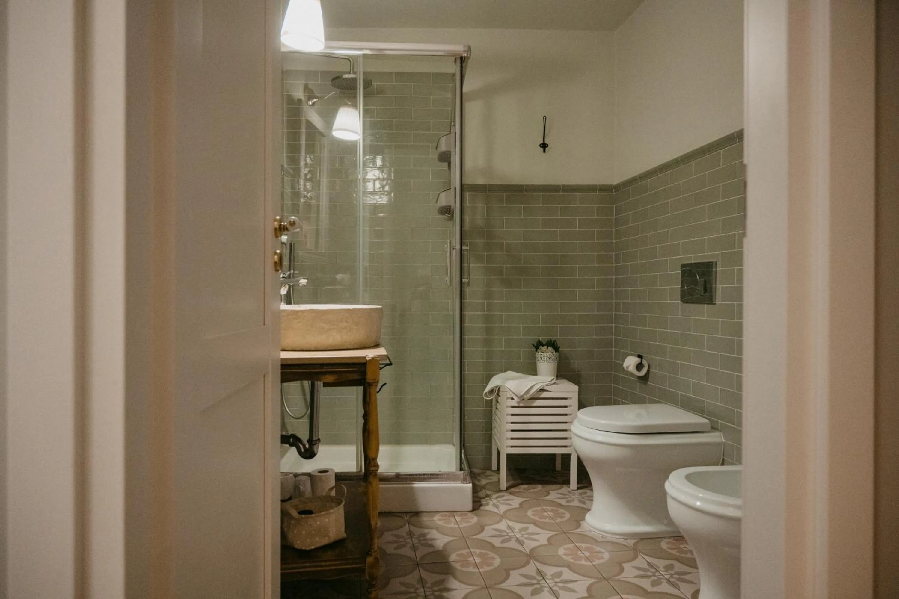 Shower in La Casa di Alma Luxury rooms