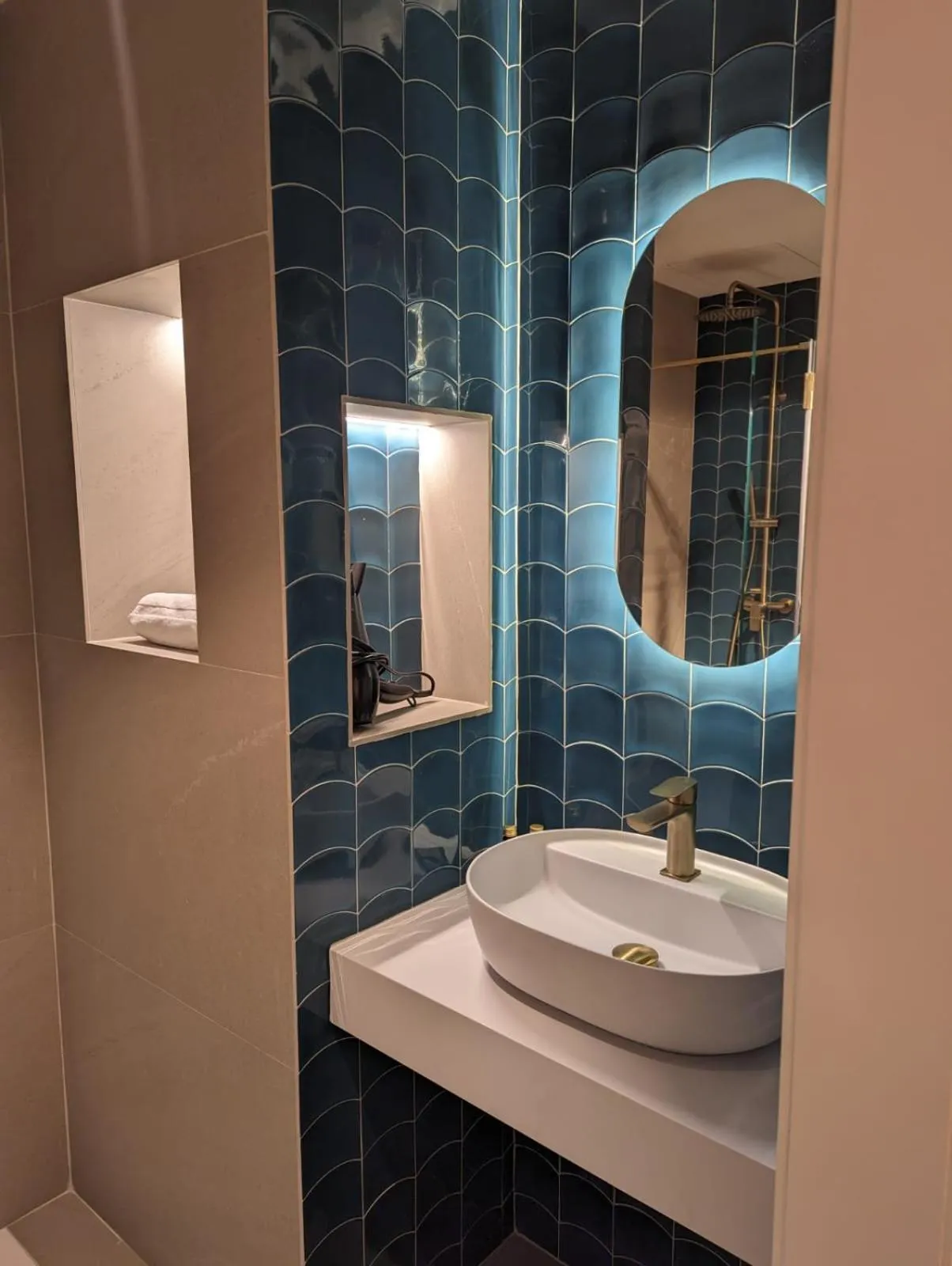 Bathroom in Hostal Barcelona Centro