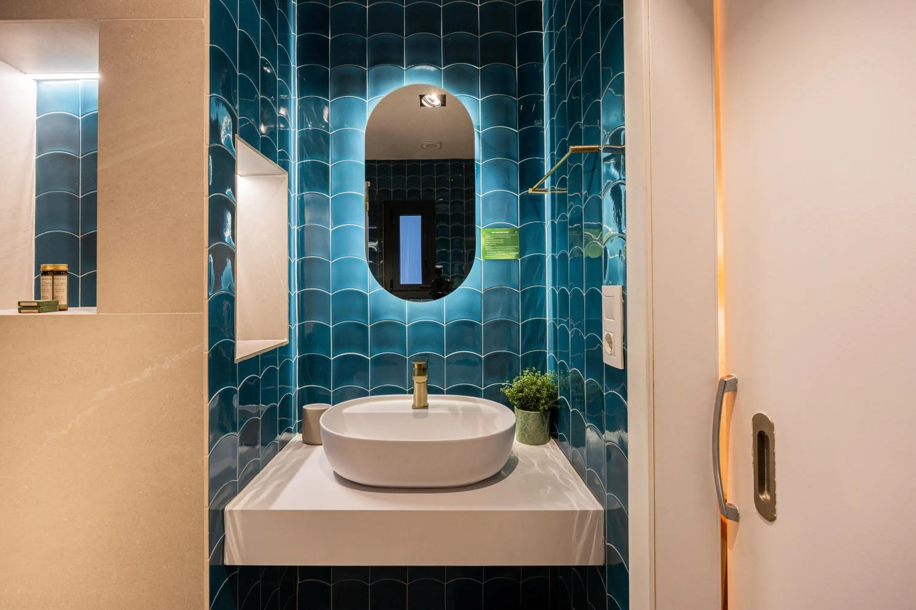 Bathroom in Hostal Barcelona Centro