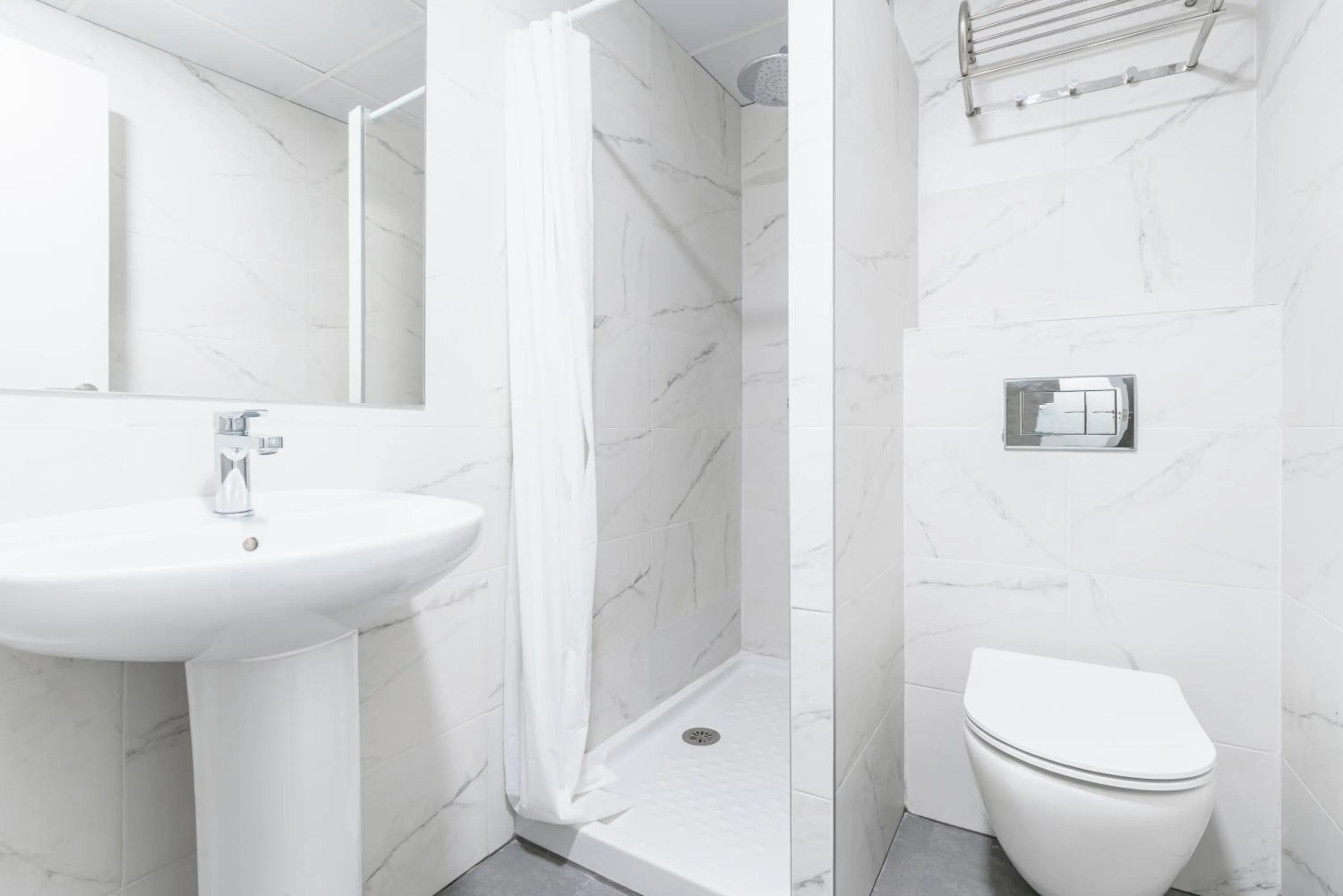 Shower in Apartamentos Maja