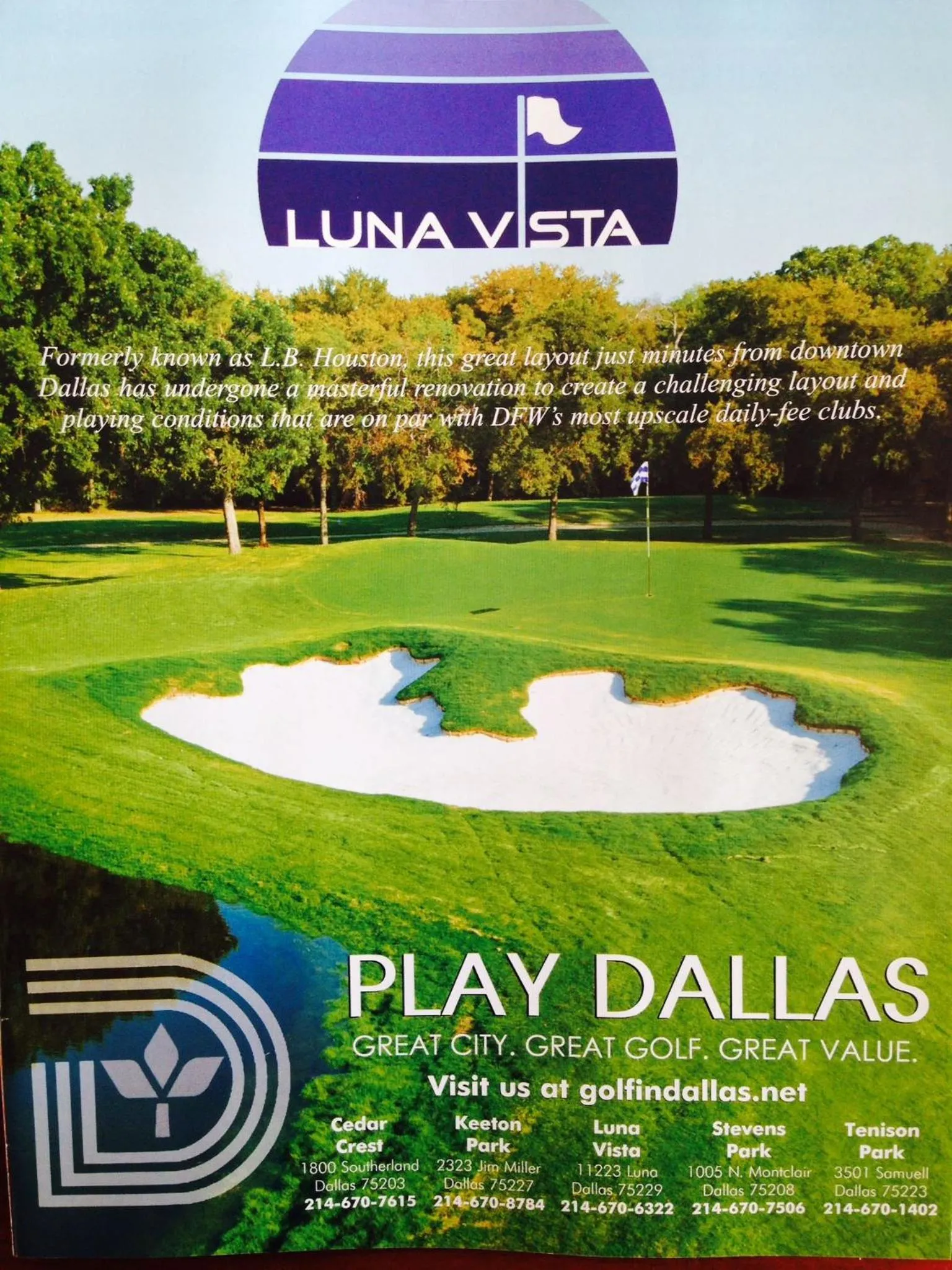 Golfcourse in Soka Suites Dallas - Las Colinas