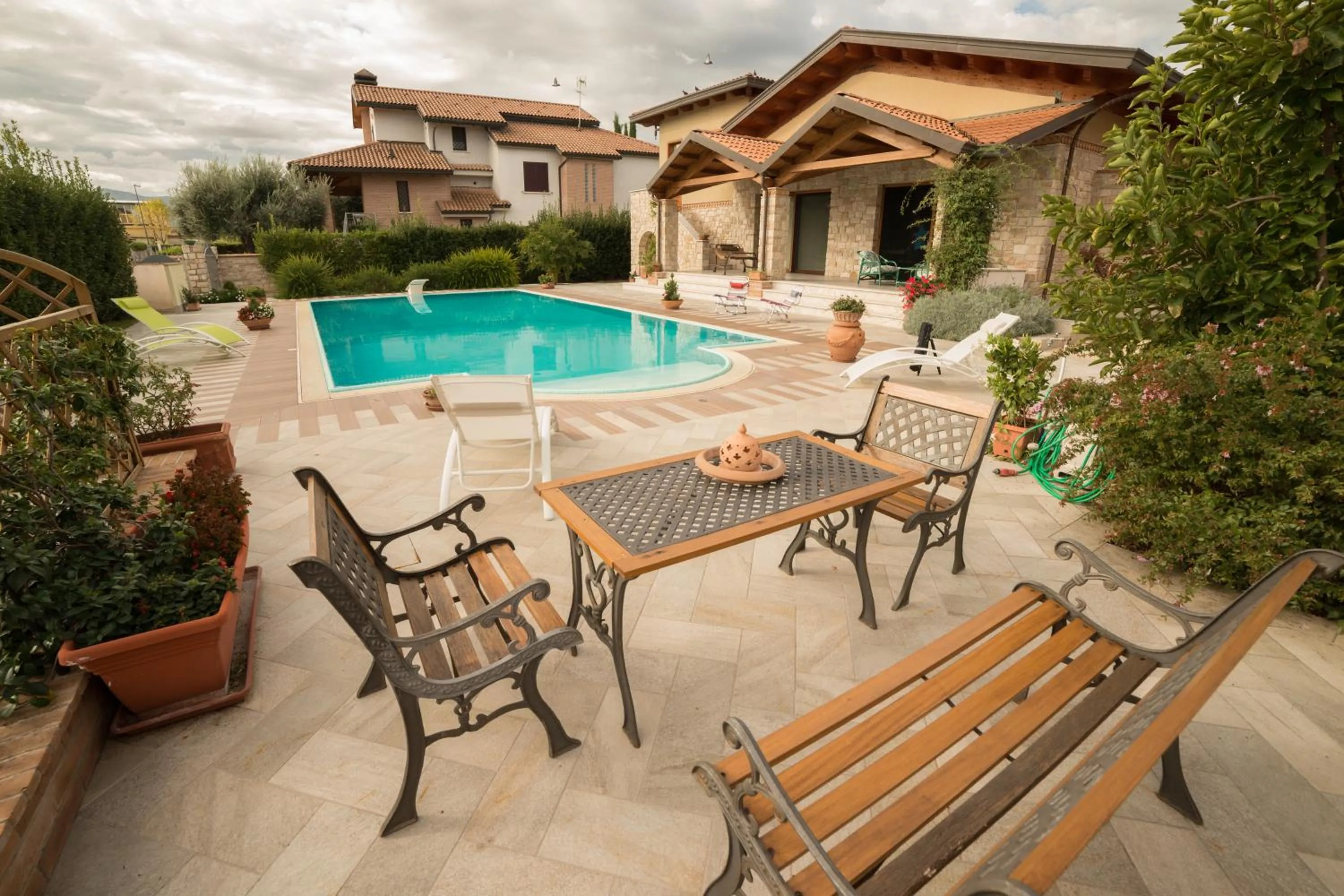 Patio in B&B A CASA DI ZIA LUISA