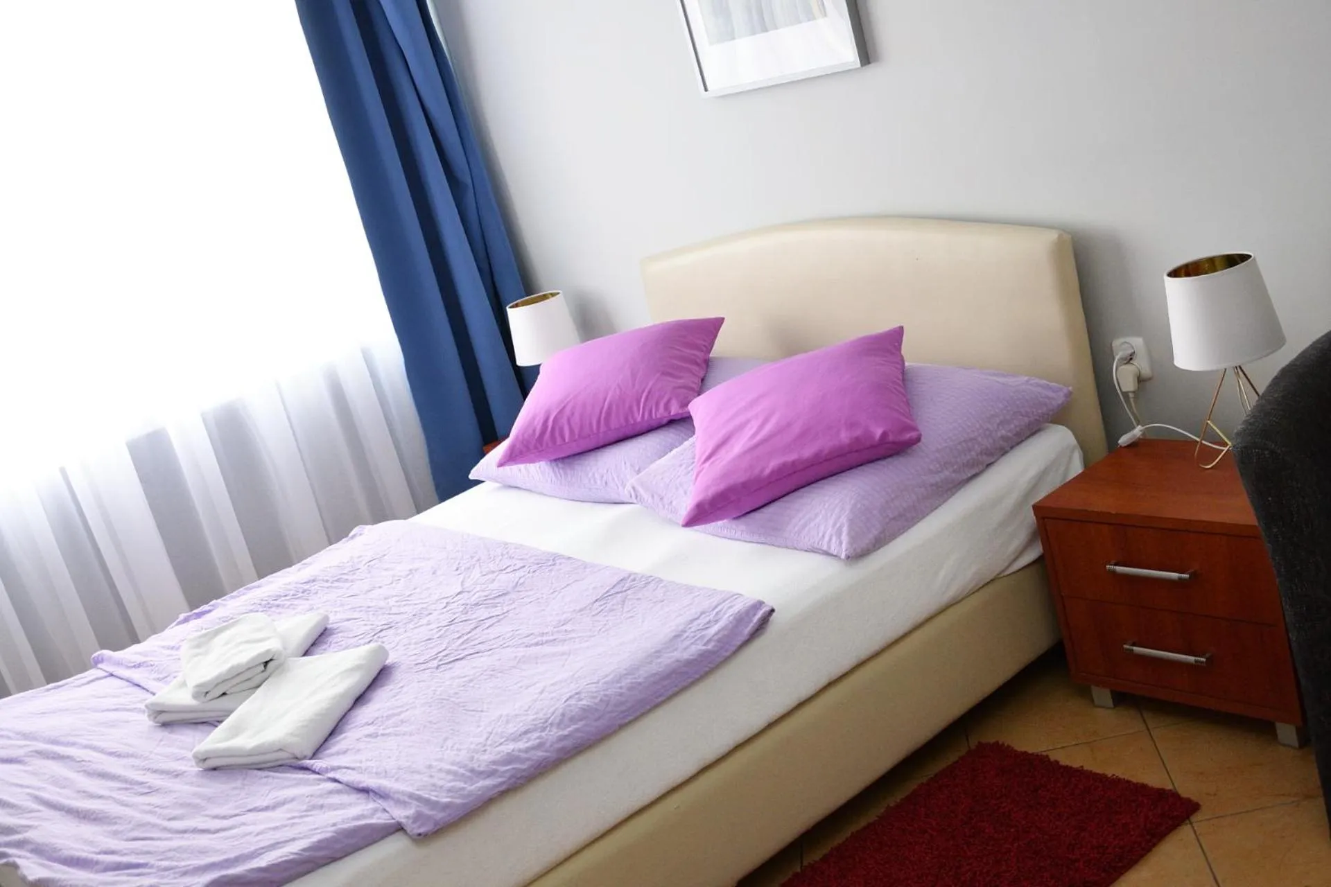 Bed in Hotel Elda 2