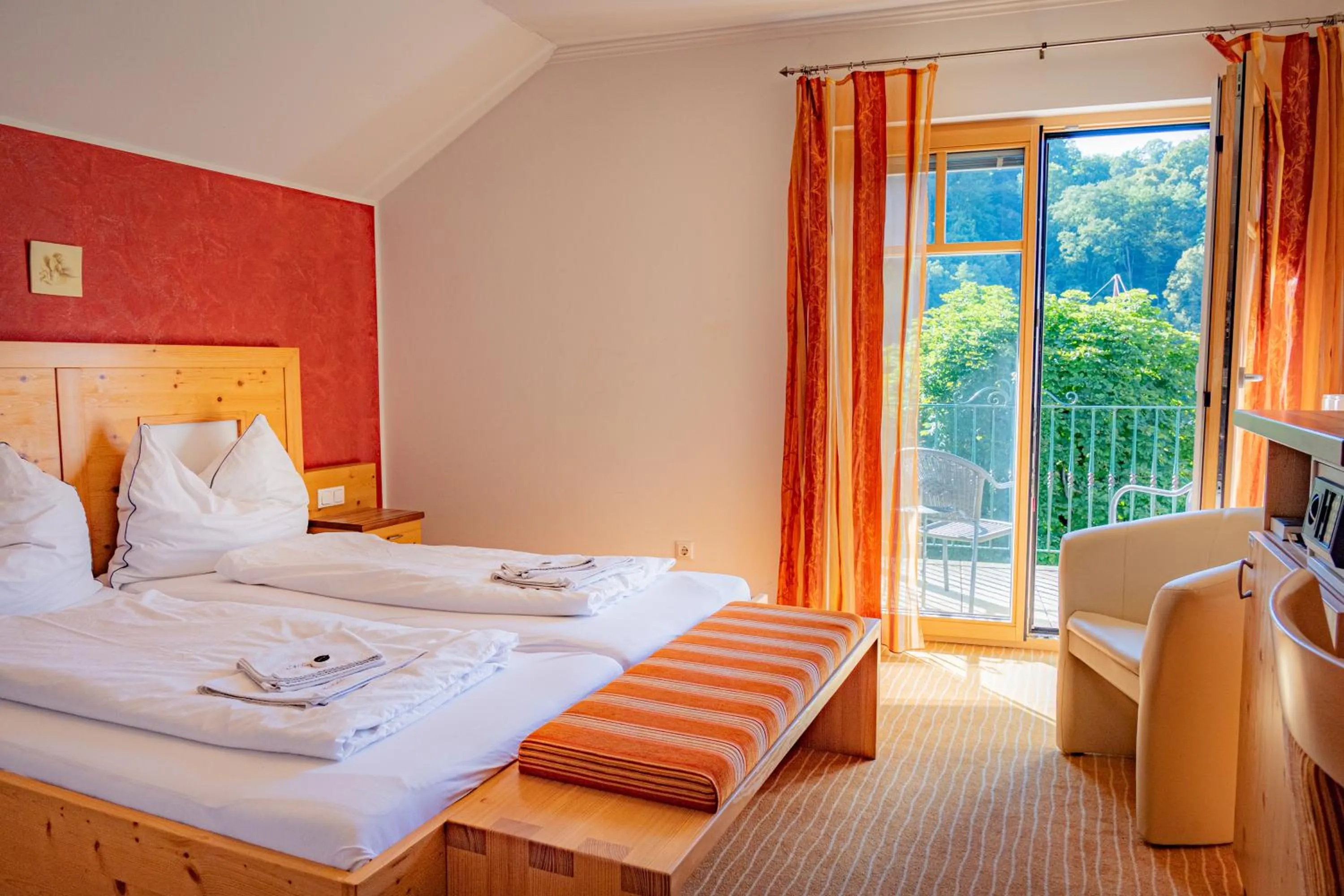 Bed in Landhotel Mariensäule