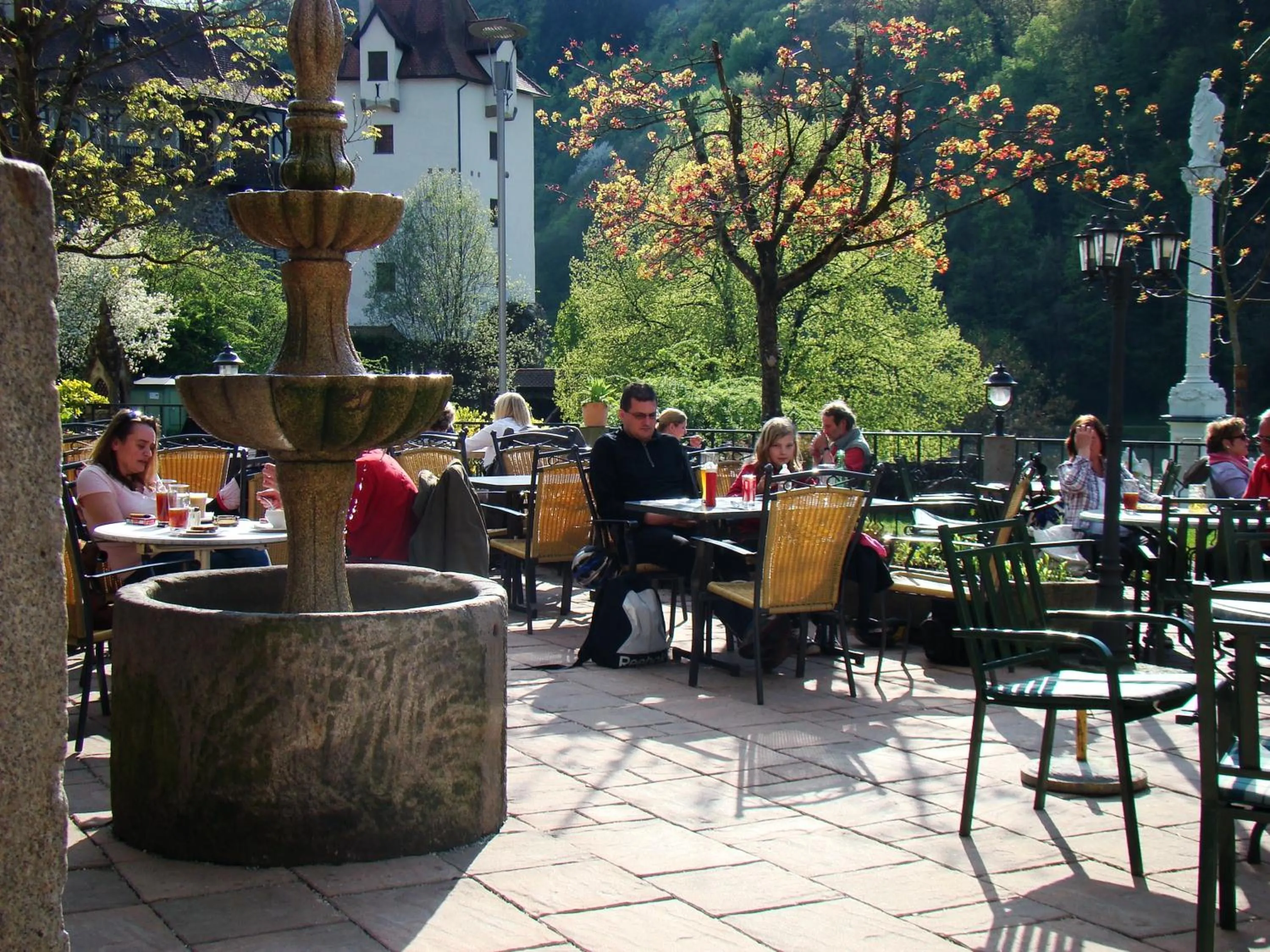 Balcony/Terrace in Landhotel Mariensäule