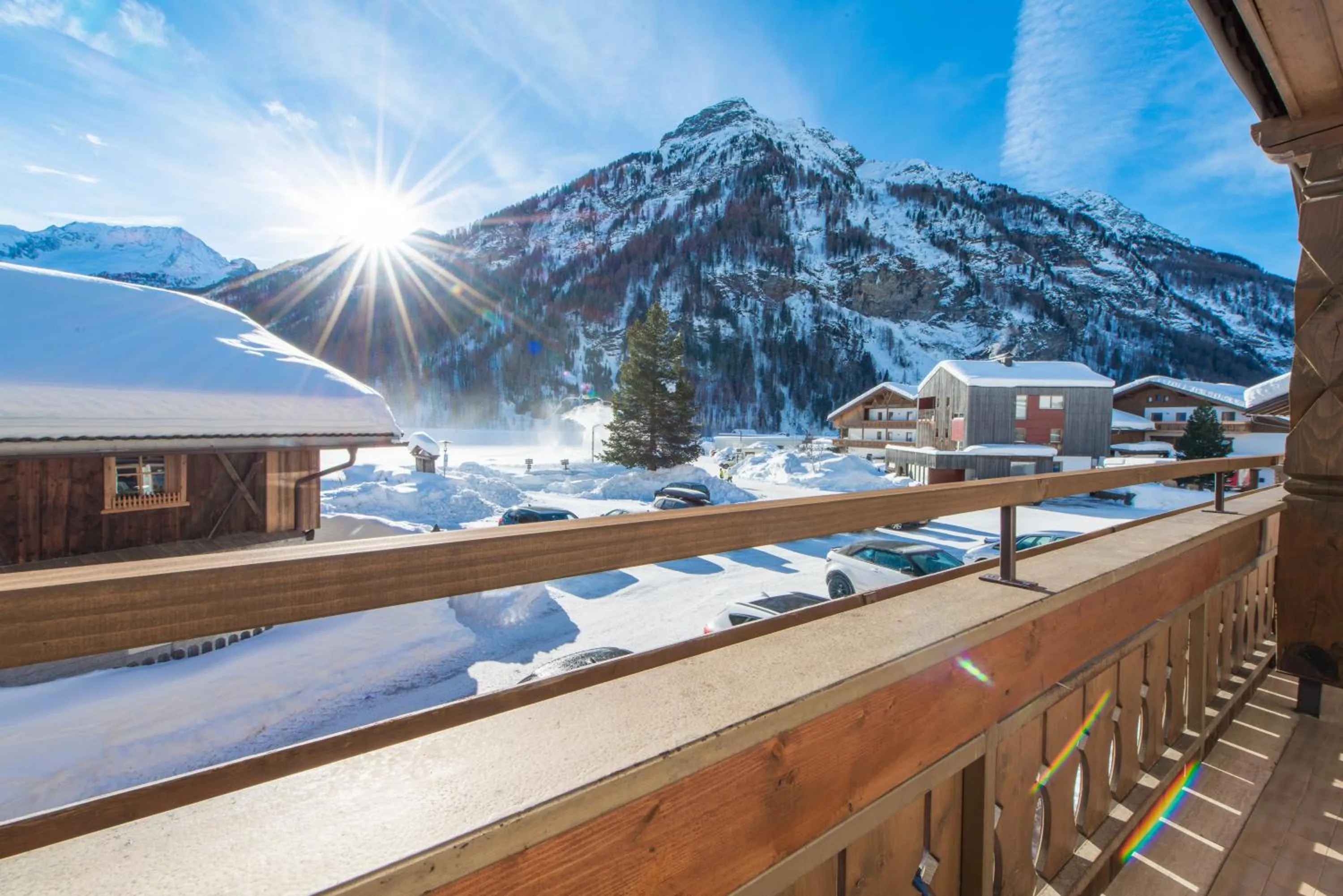 Mountain view in Hotel Alpenrast