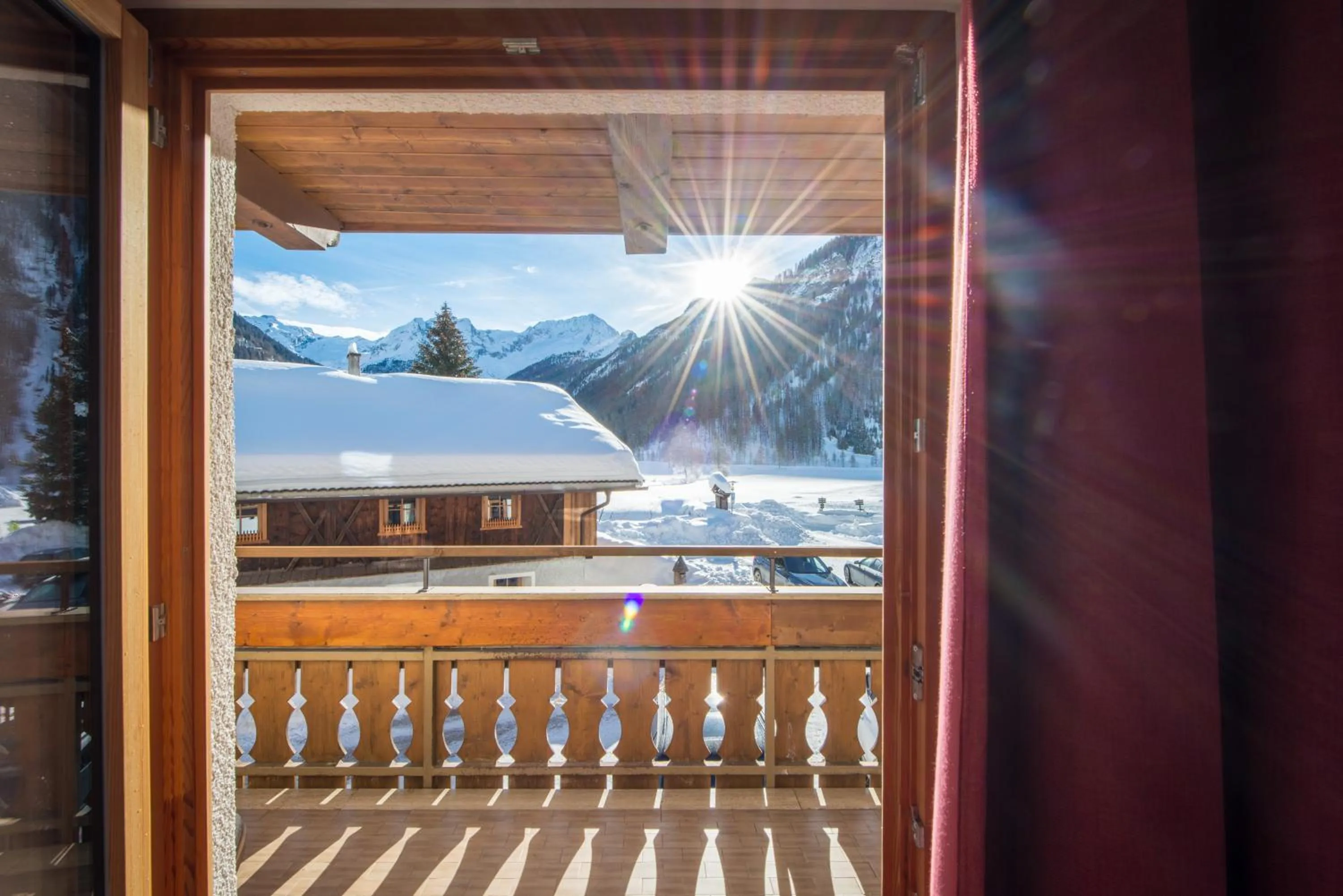 Balcony/Terrace in Hotel Alpenrast