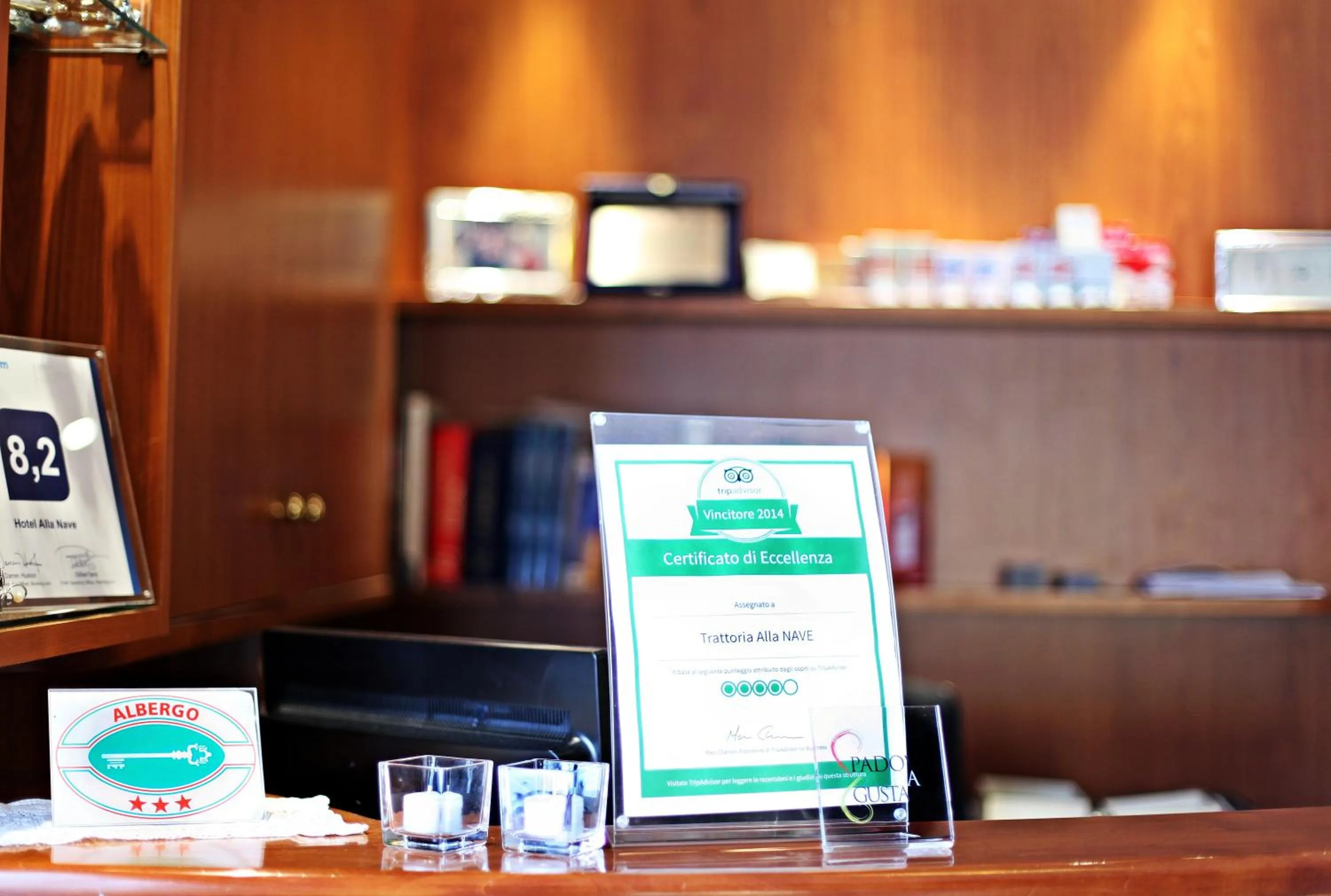 Lobby or reception in Alla Nave