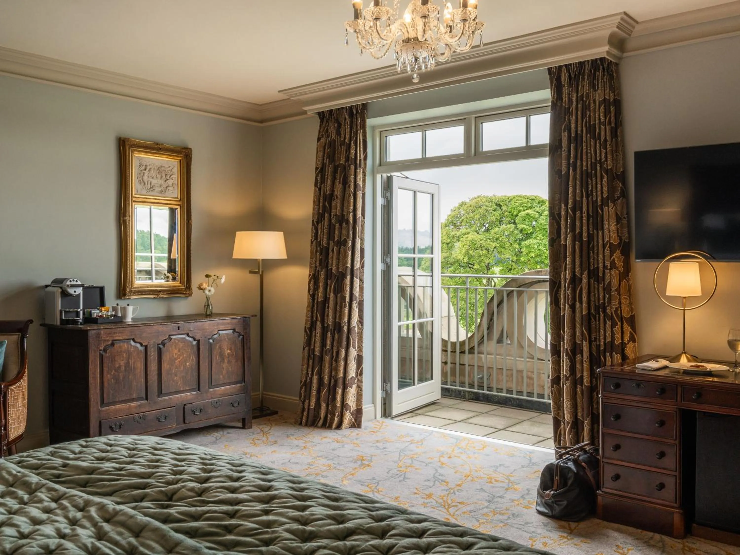 View (from property/room), Bed in Lough Erne Resort