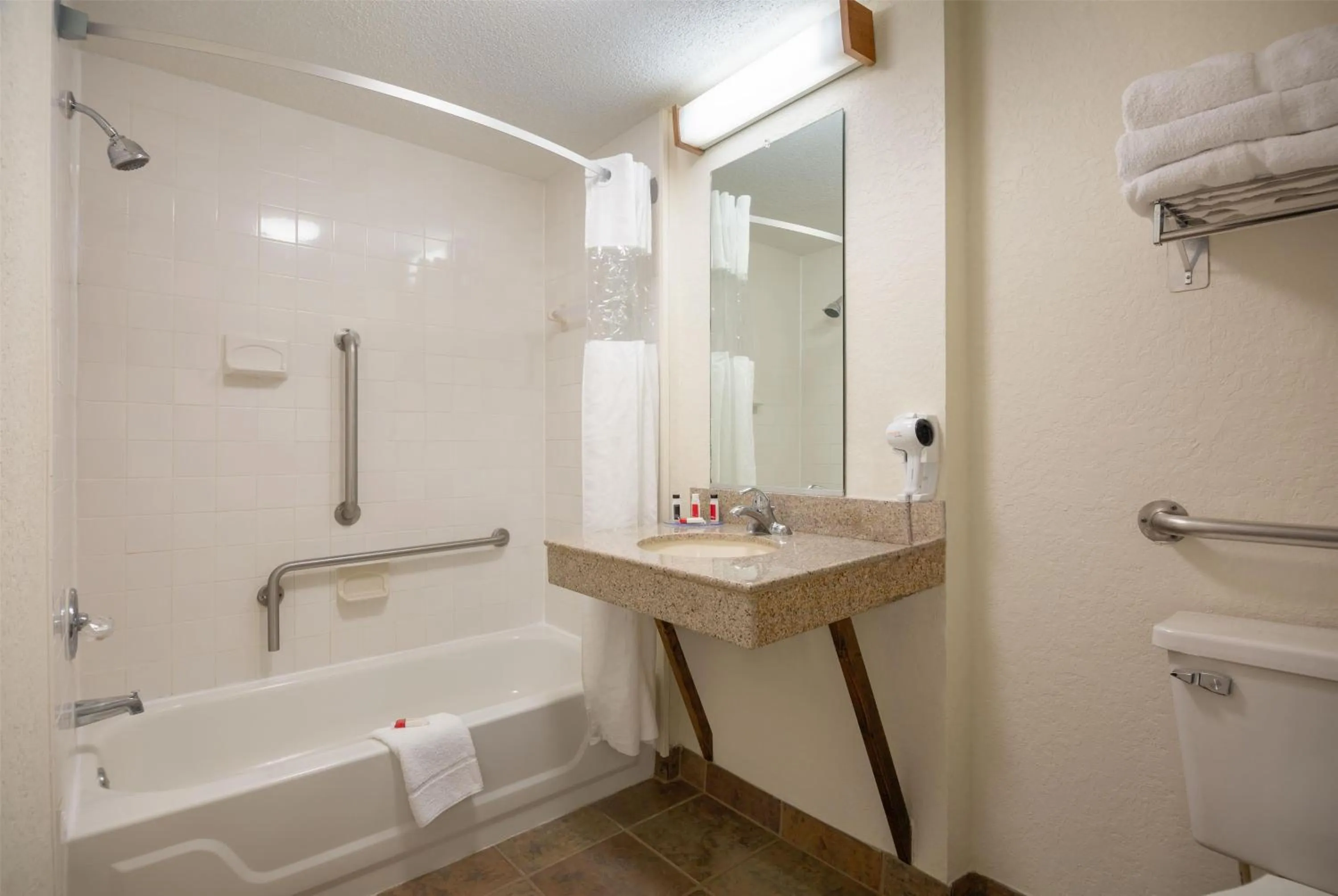 Bathroom in Travelodge by Wyndham Outer Banks/Kill Devil Hills
