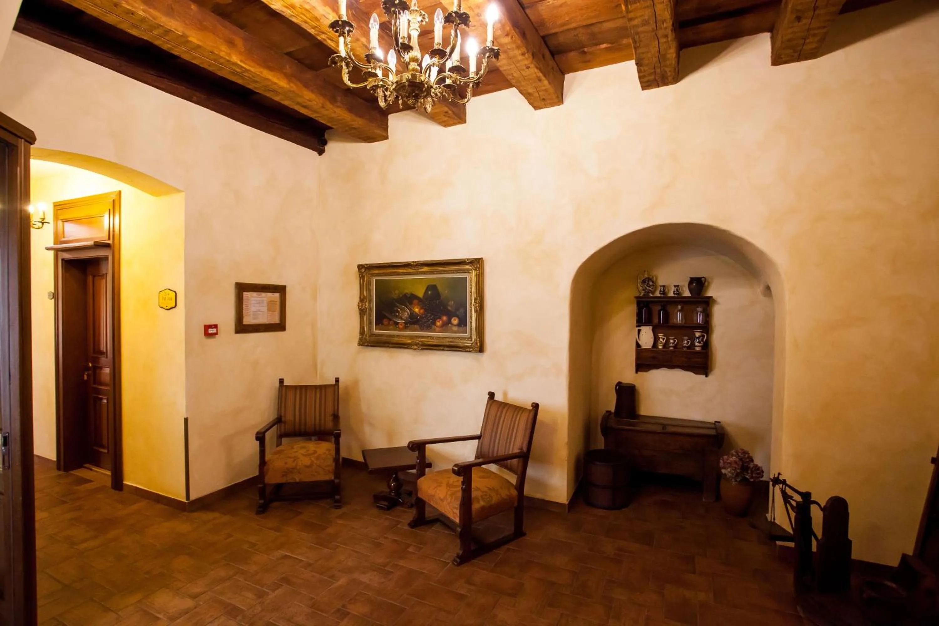 Seating area in Hotel Bella Muzica