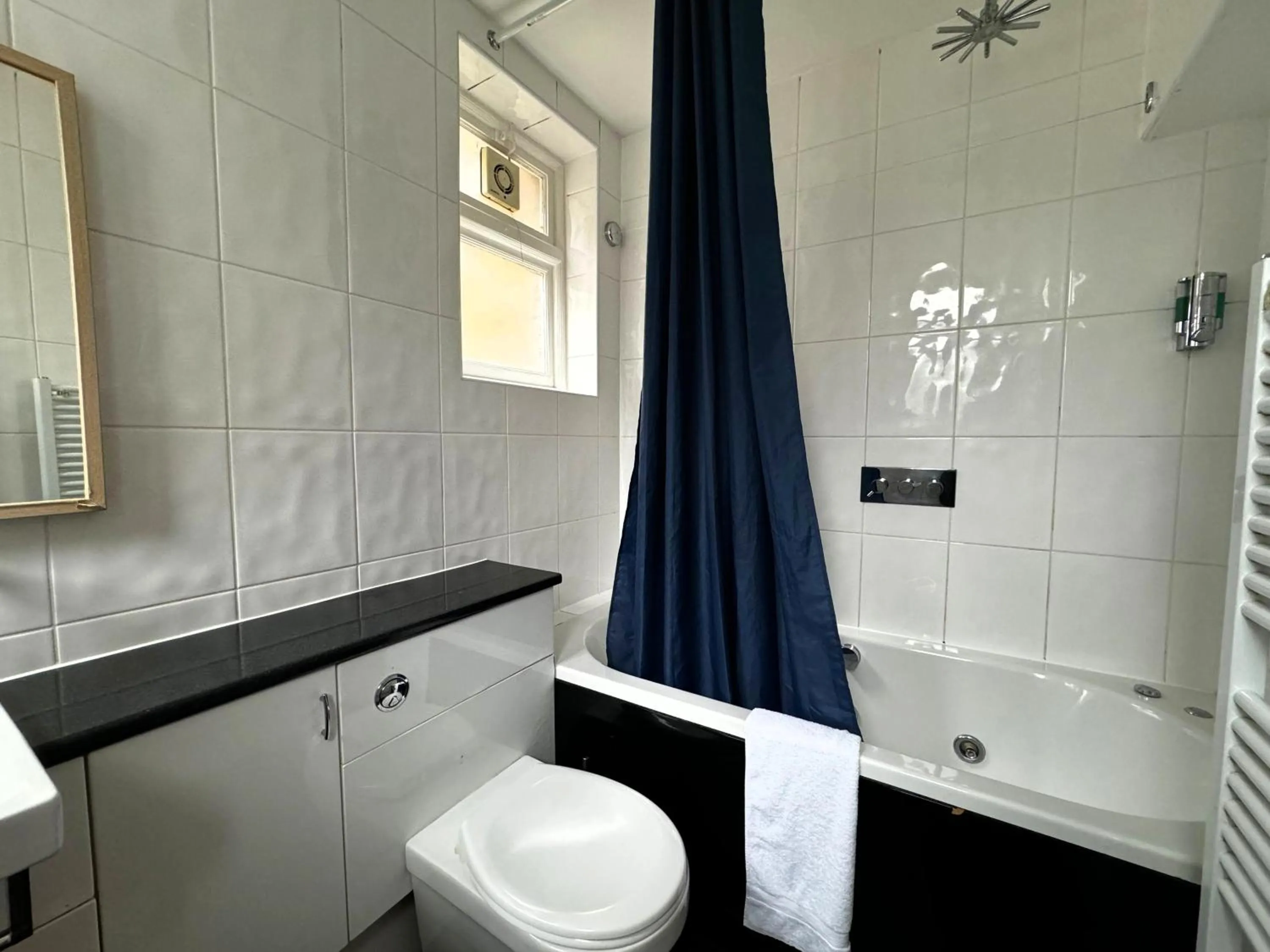 Toilet in Bridge Park Hotel