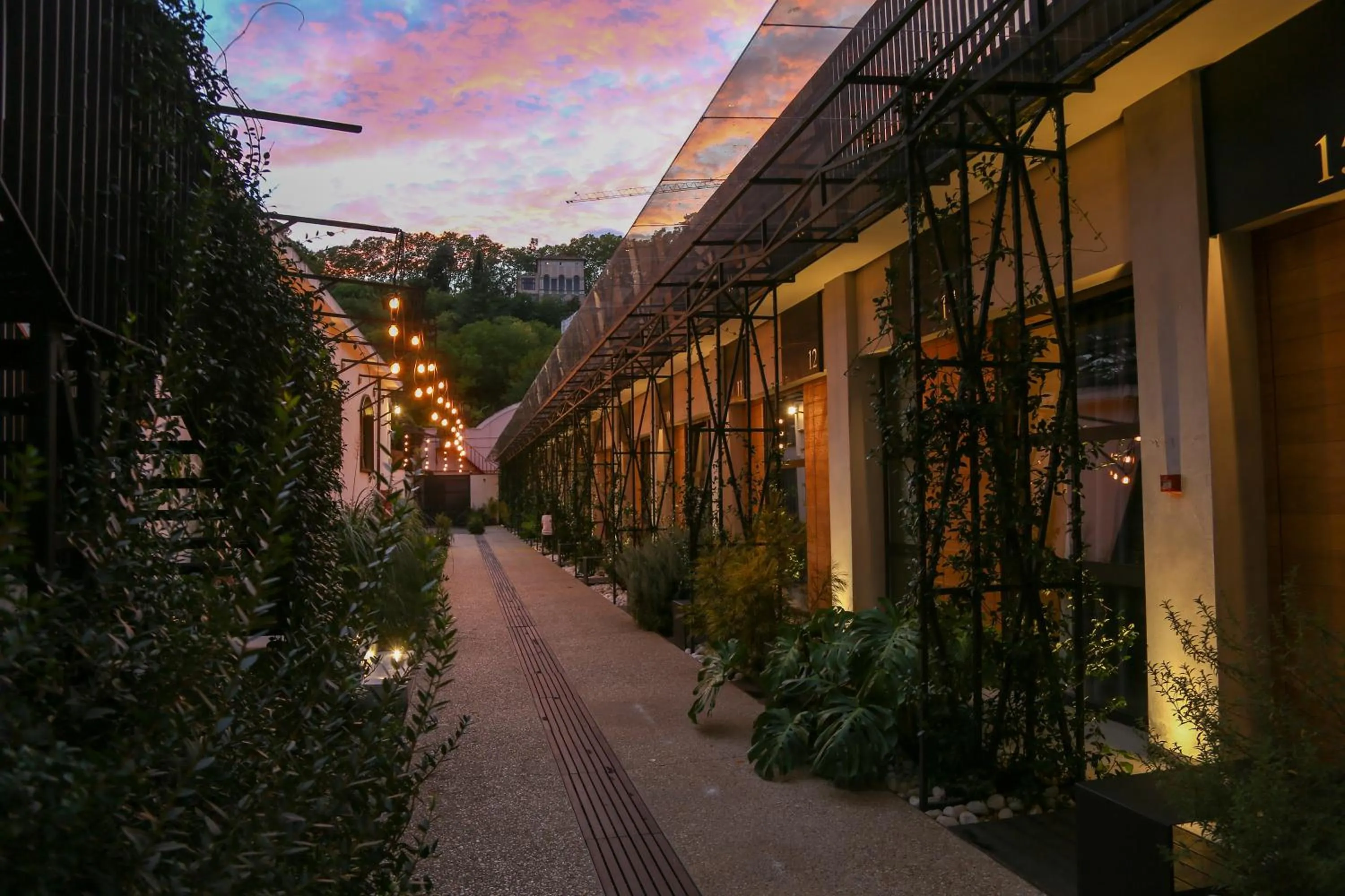 Garden in Horti 14 Borgo Trastevere Hotel