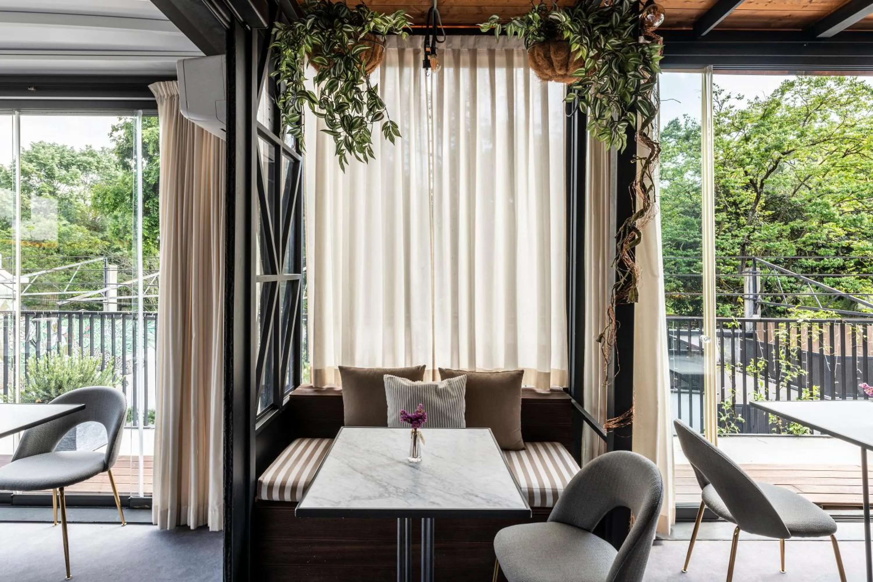 Balcony/Terrace in Horti 14 Borgo Trastevere Hotel