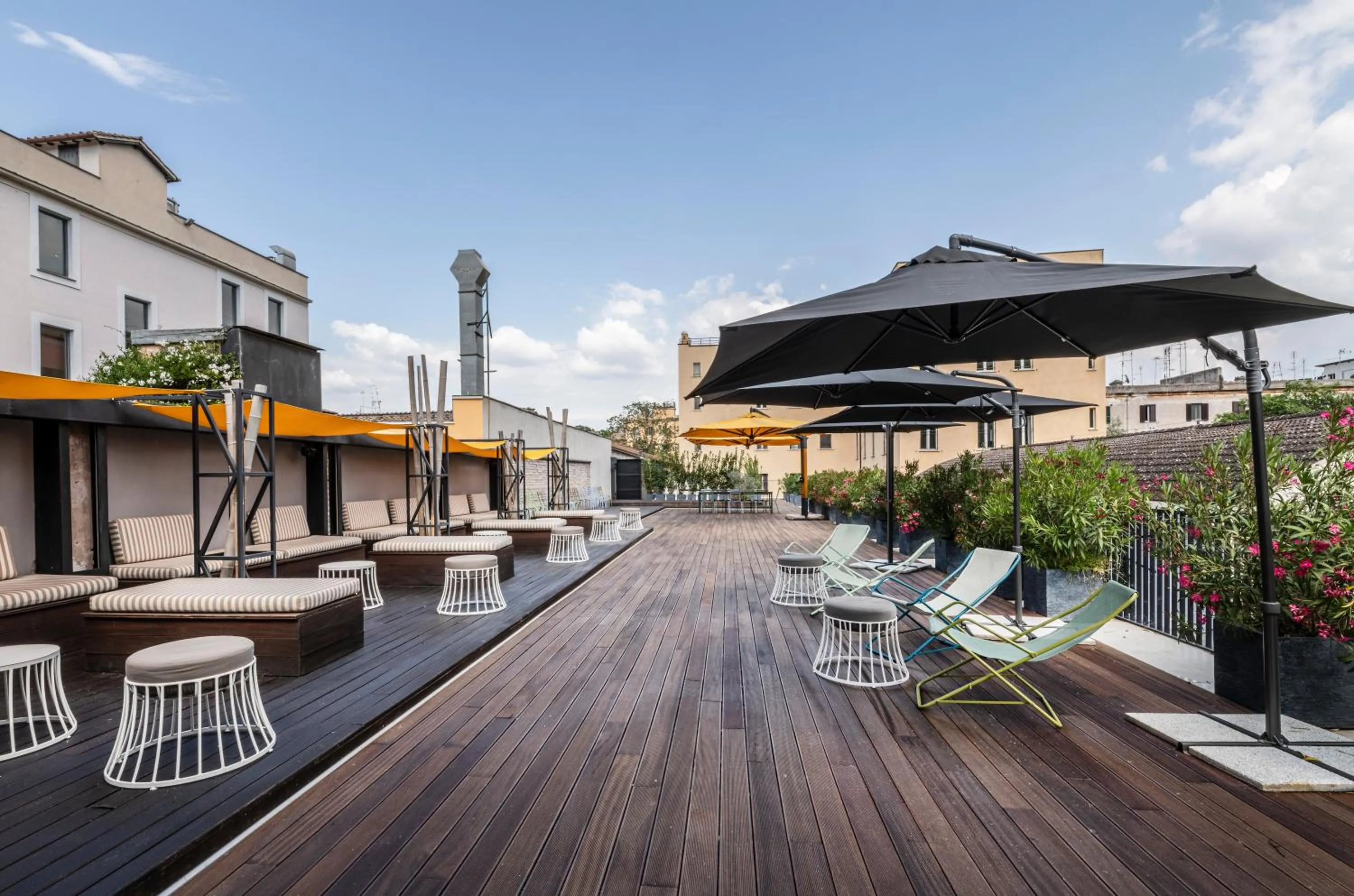 Balcony/Terrace in Horti 14 Borgo Trastevere Hotel