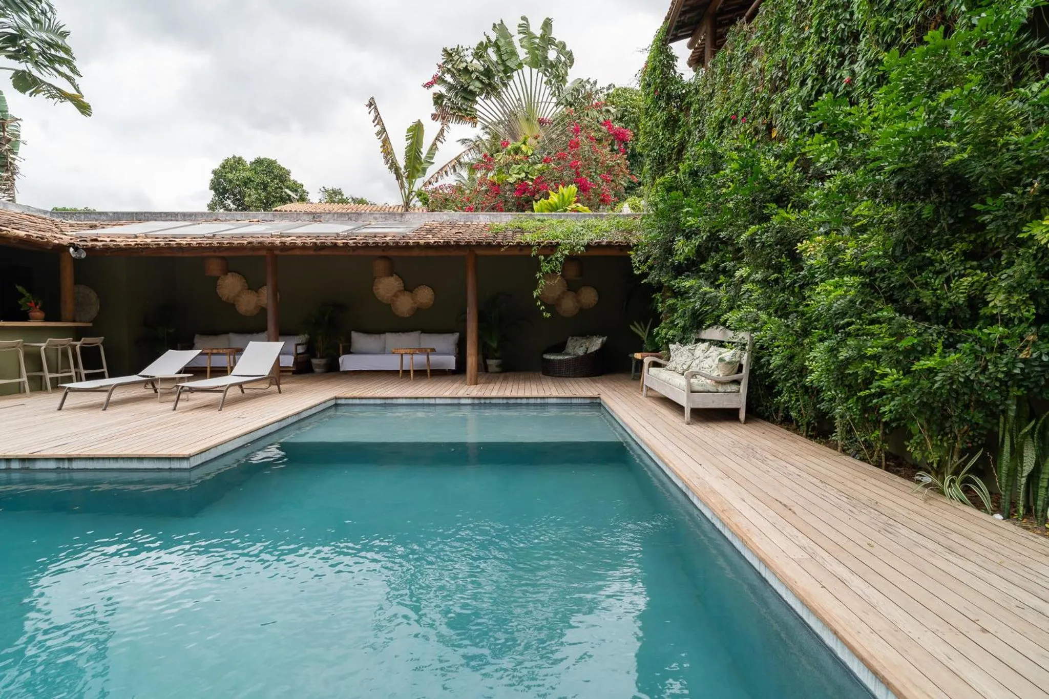Pool view in D'amo Hotel Boutique