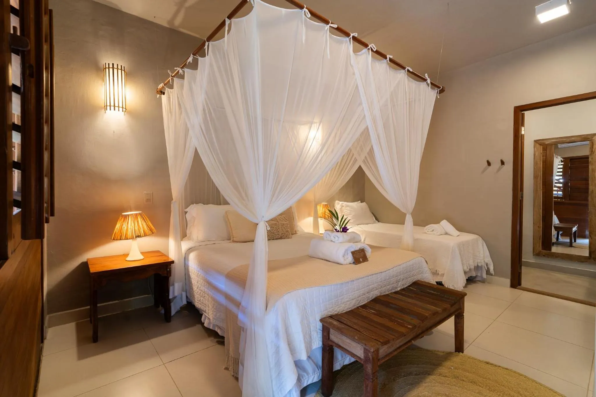 Bed in D'amo Hotel Boutique
