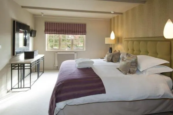 Bed in The Greenman Fownhope Hereford