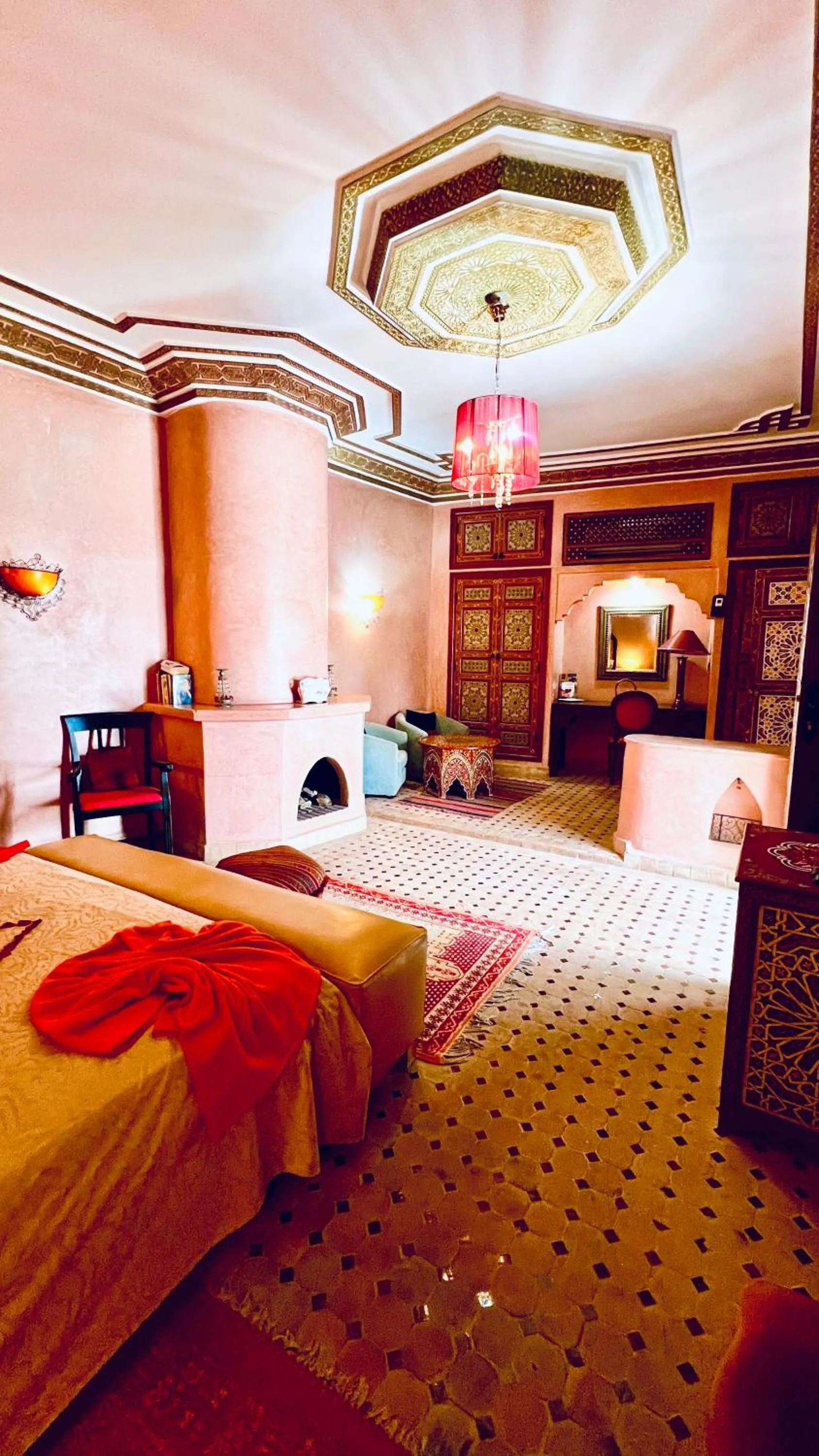 Bed in Riad Alida