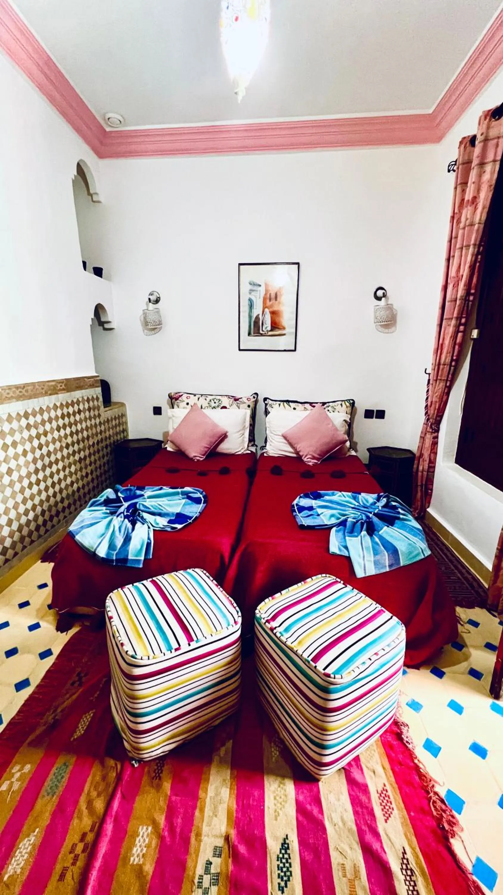 Bed in Riad Alida