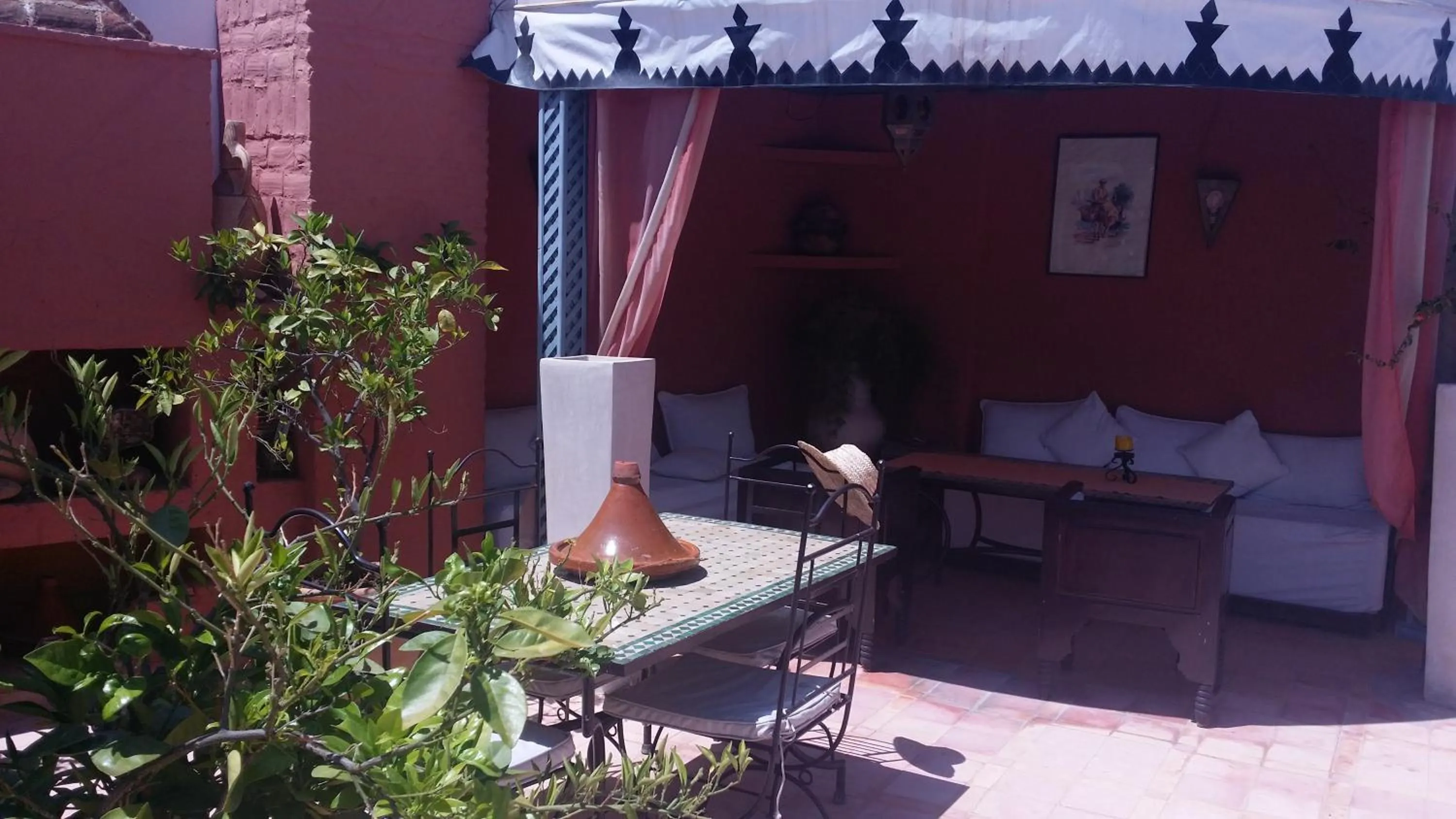 Patio in Riad Alida