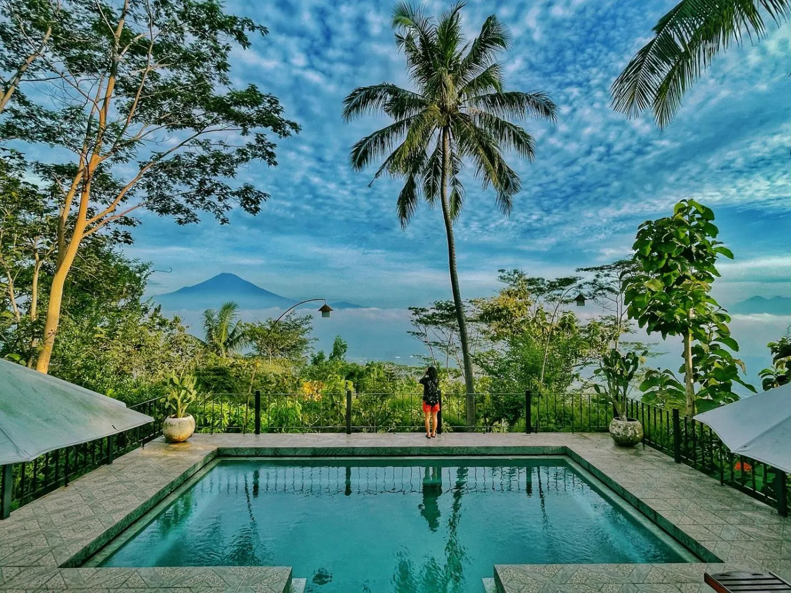 Natural landscape in Villa Borobudur Resort