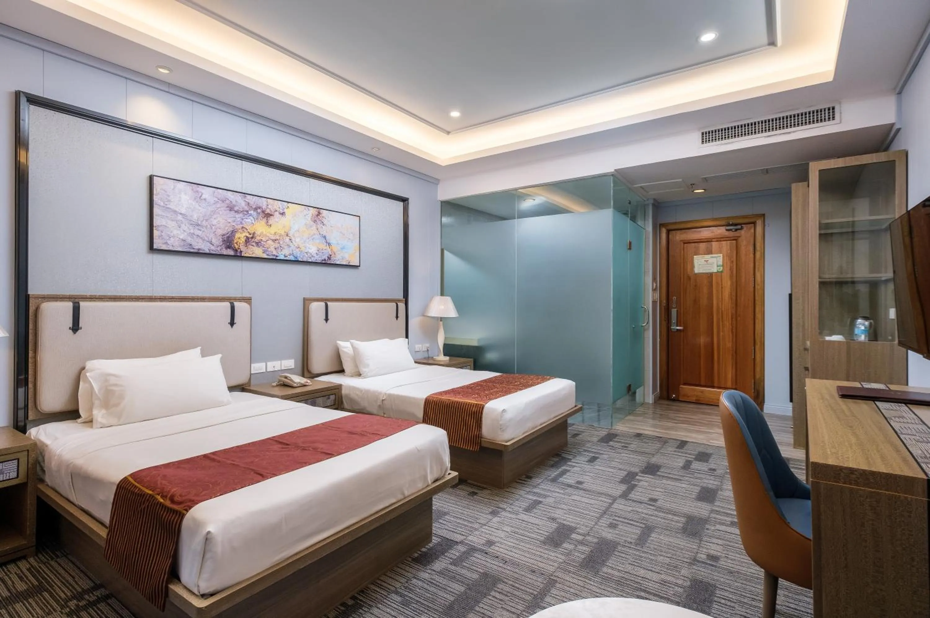 Bed in Sunlight Hotel Puerto Princesa