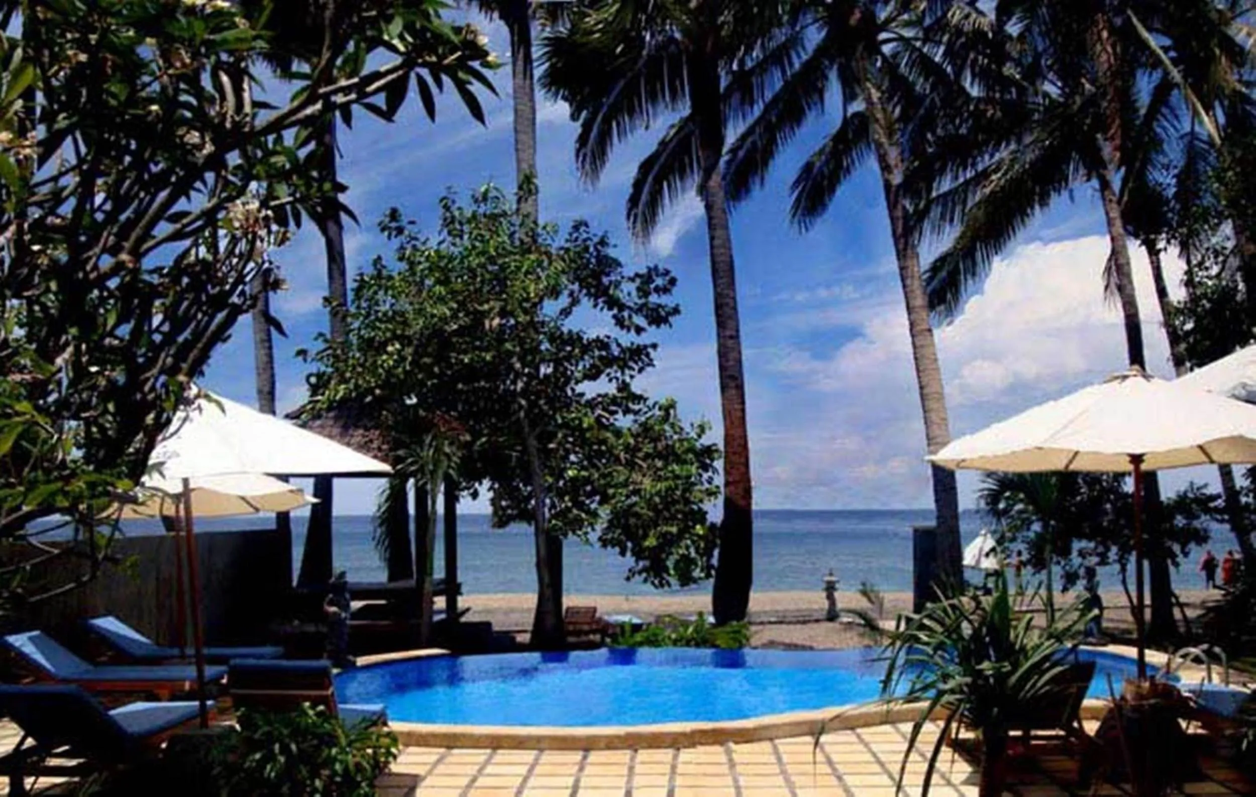 Sea view in Bali Bhuana Beach Cottages