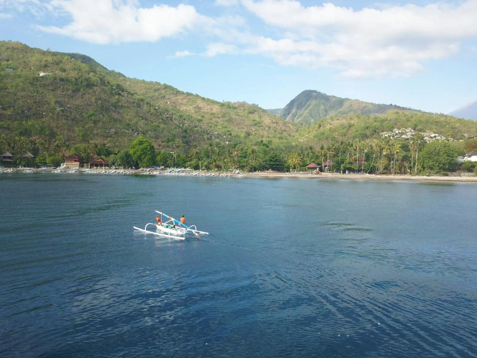 Sea view in Bali Bhuana Beach Cottages