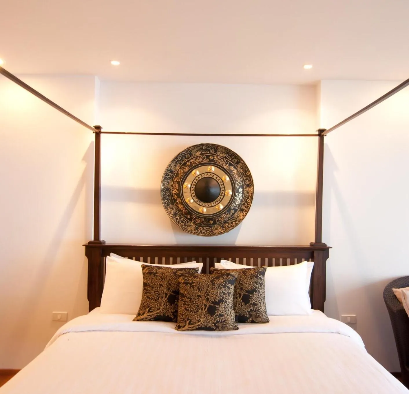 Bed in Plub Pla Koh Mak Retreat