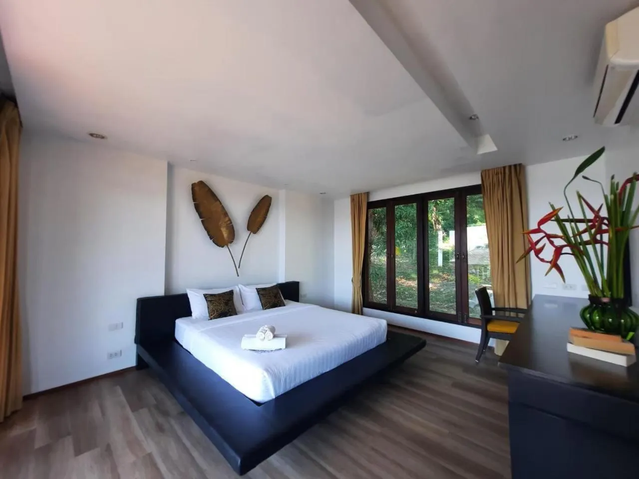 Bed in Plub Pla Koh Mak Retreat